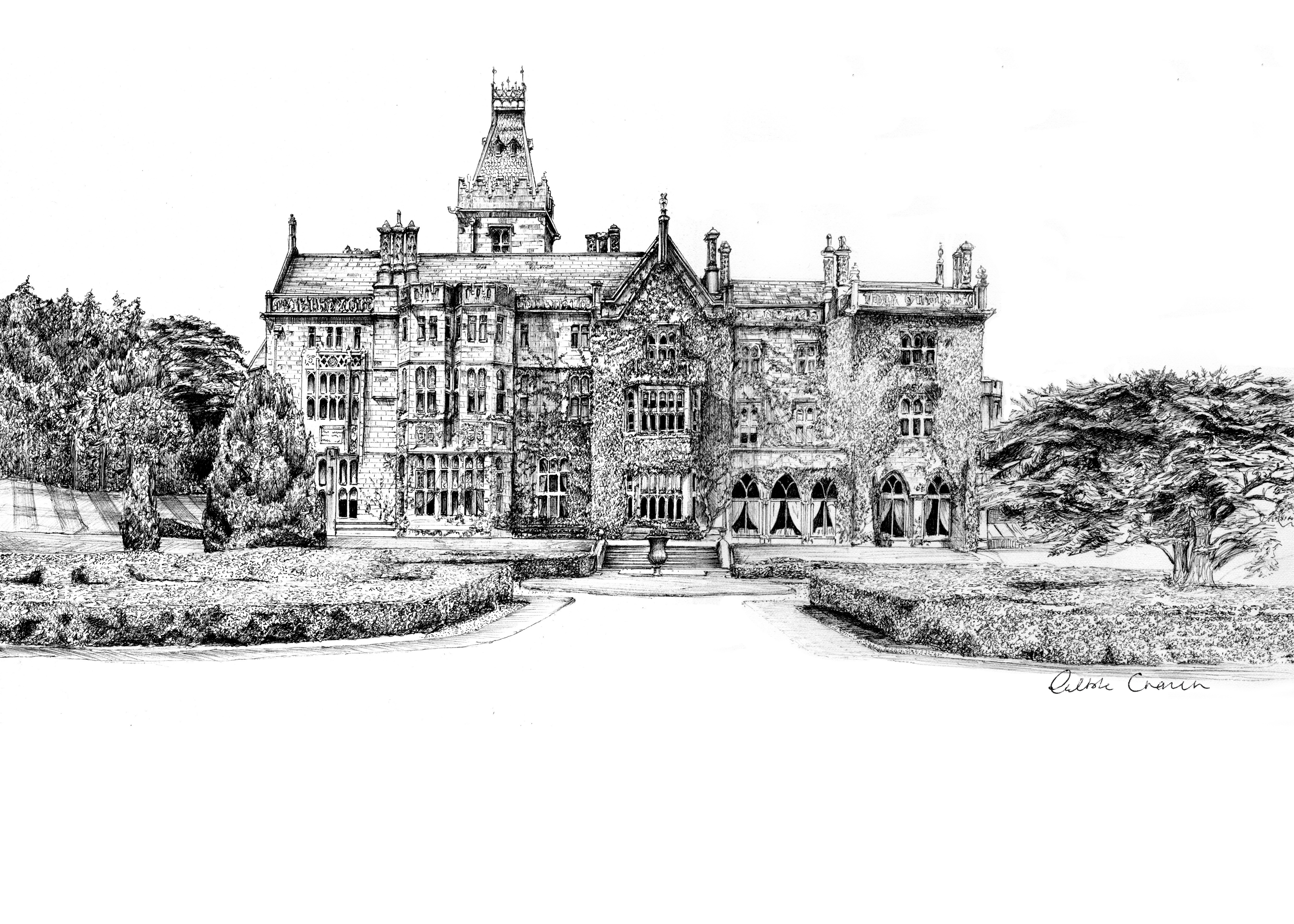 Adare Manor Ink Venue Print