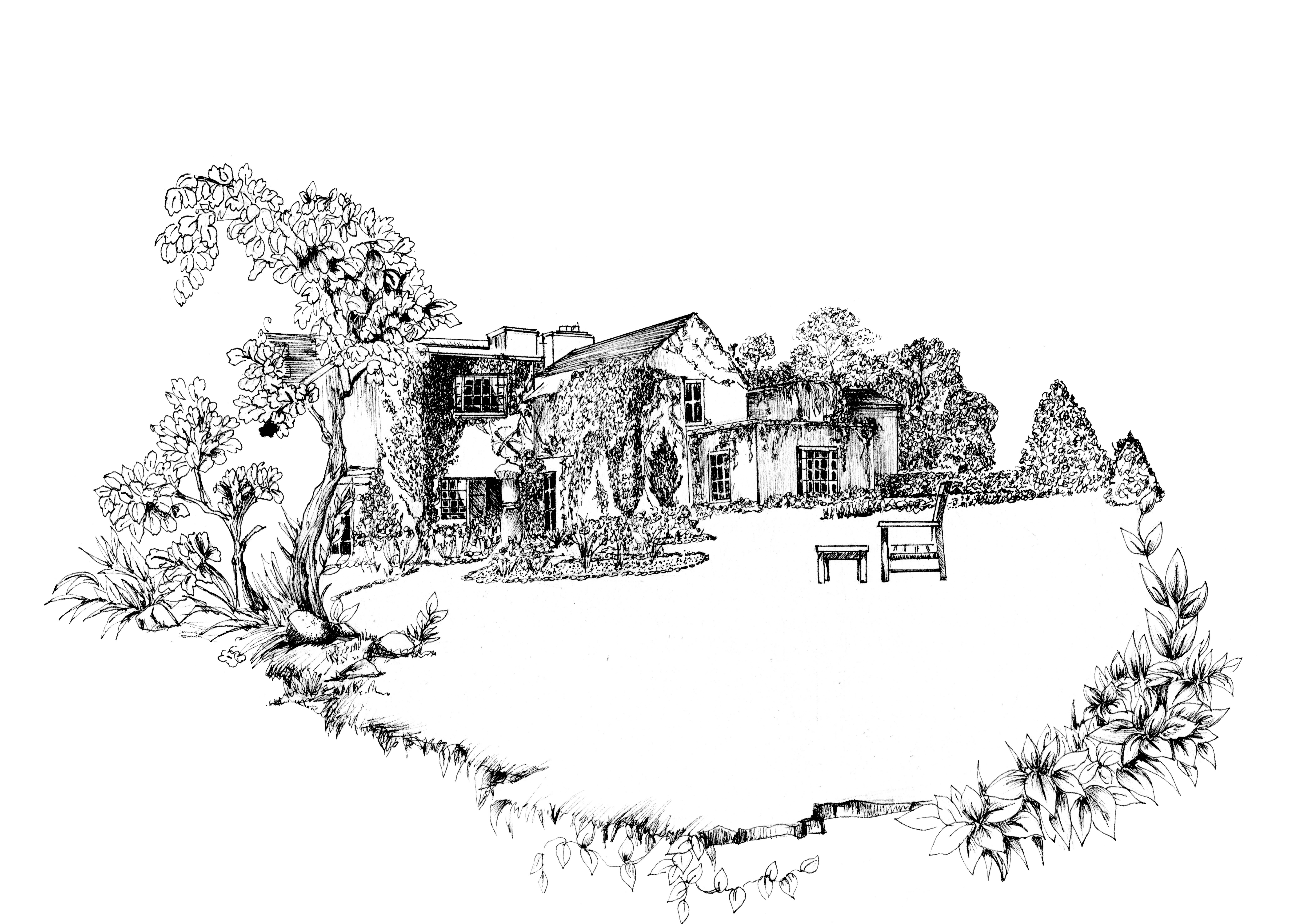 Gregan Castle Ink Venue Print