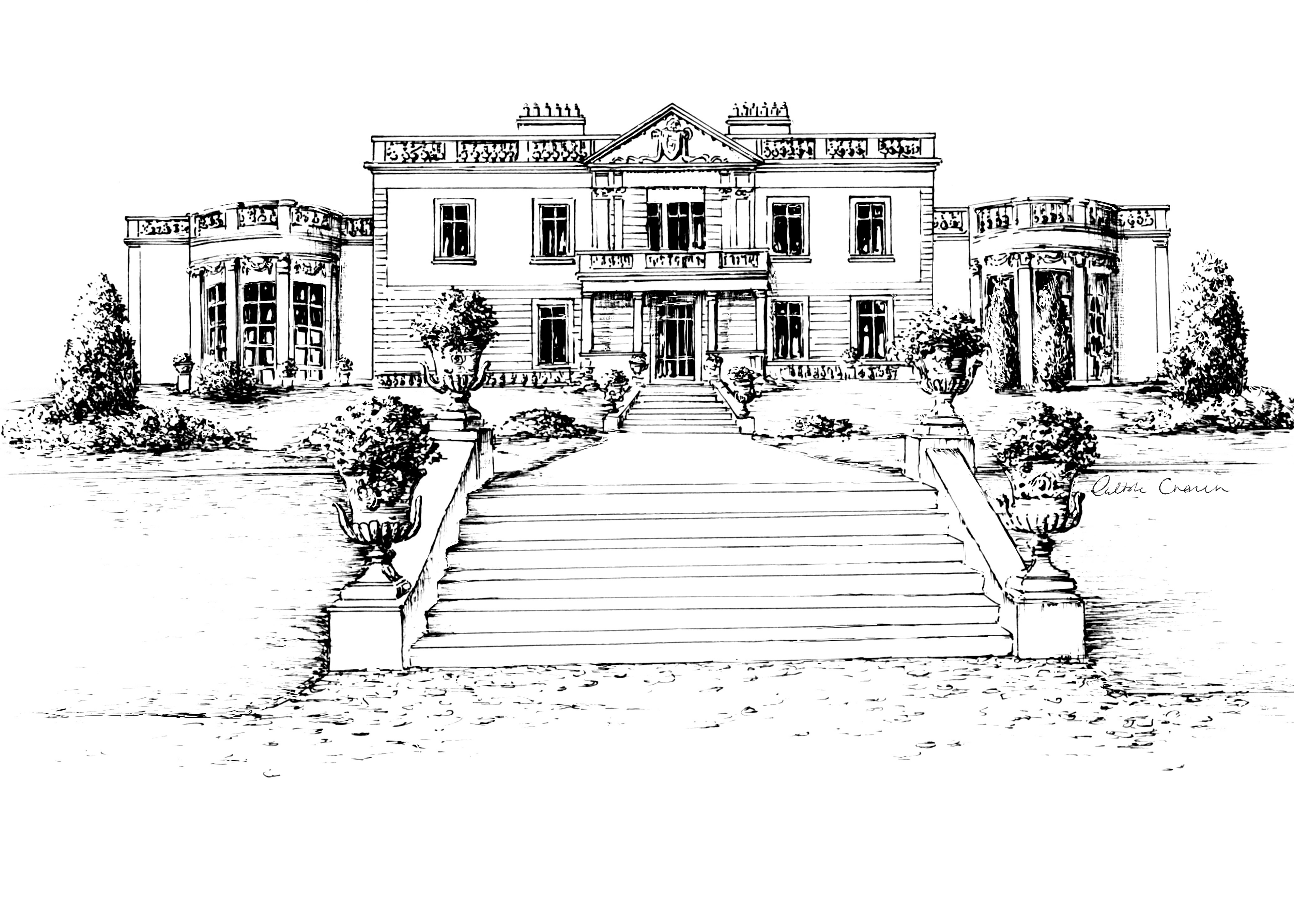Radisson St Helen Ink Venue Print