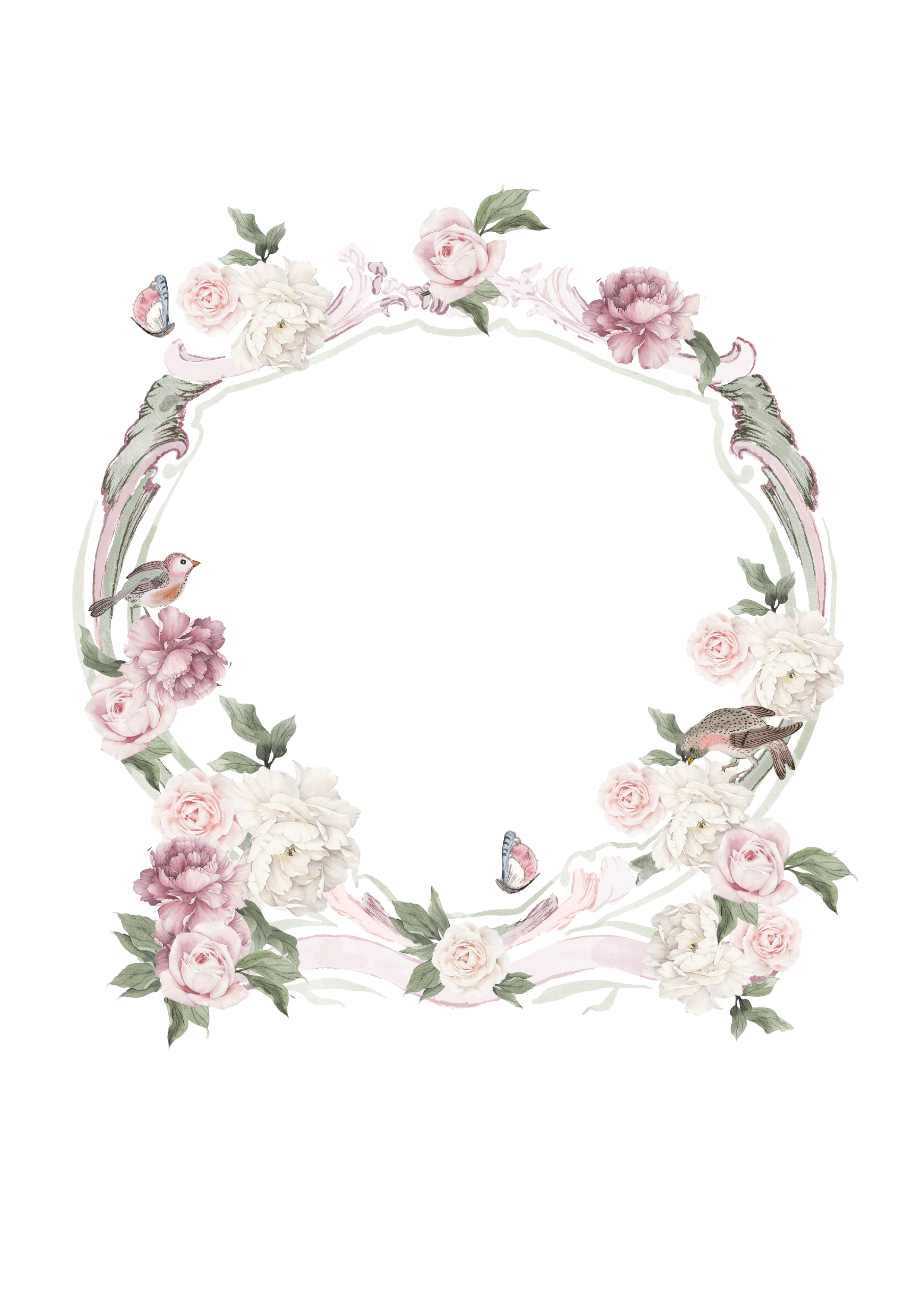 Vintage Florals Nursery Prints