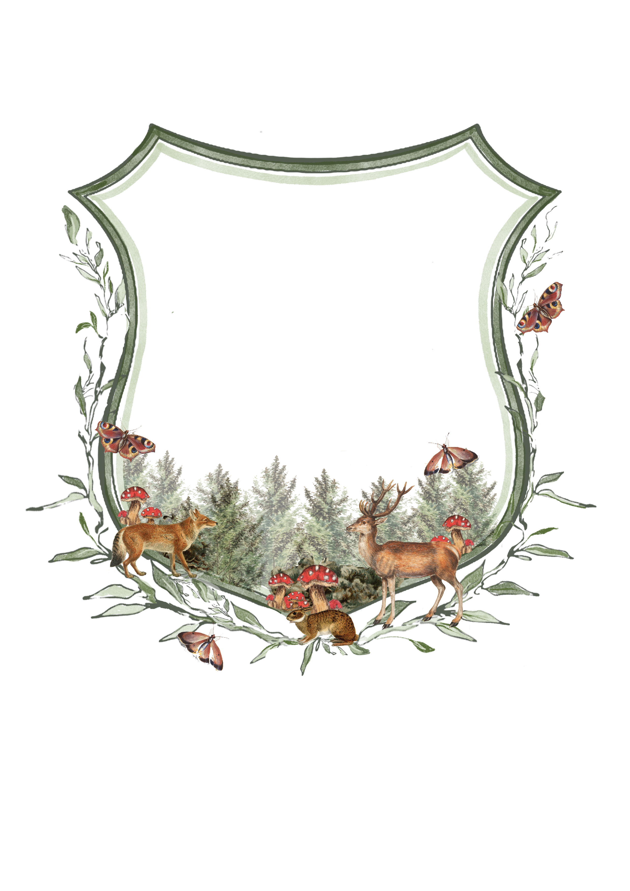 Woodland Animals Nursery Prints