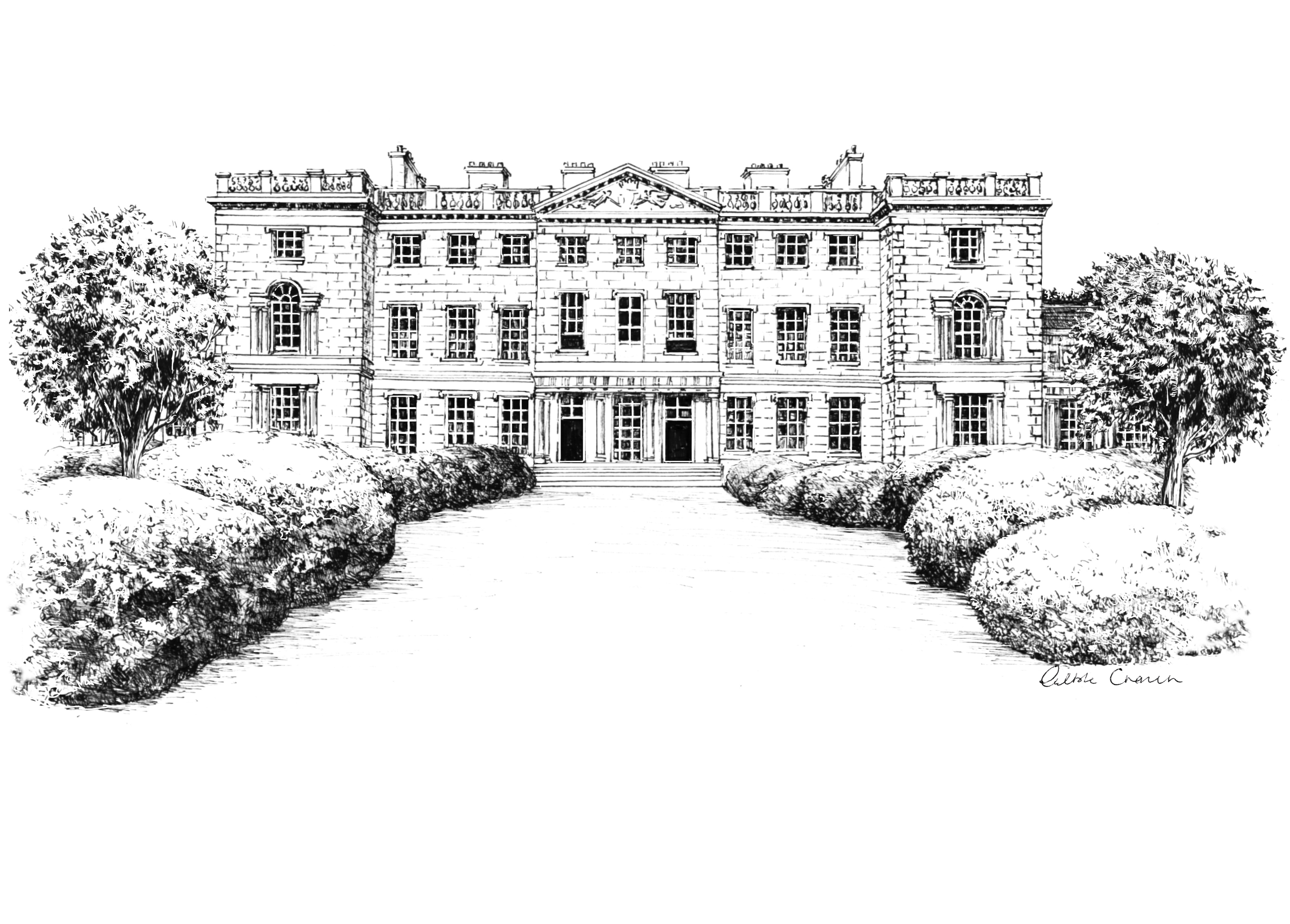 Carton House Ink Venue Print