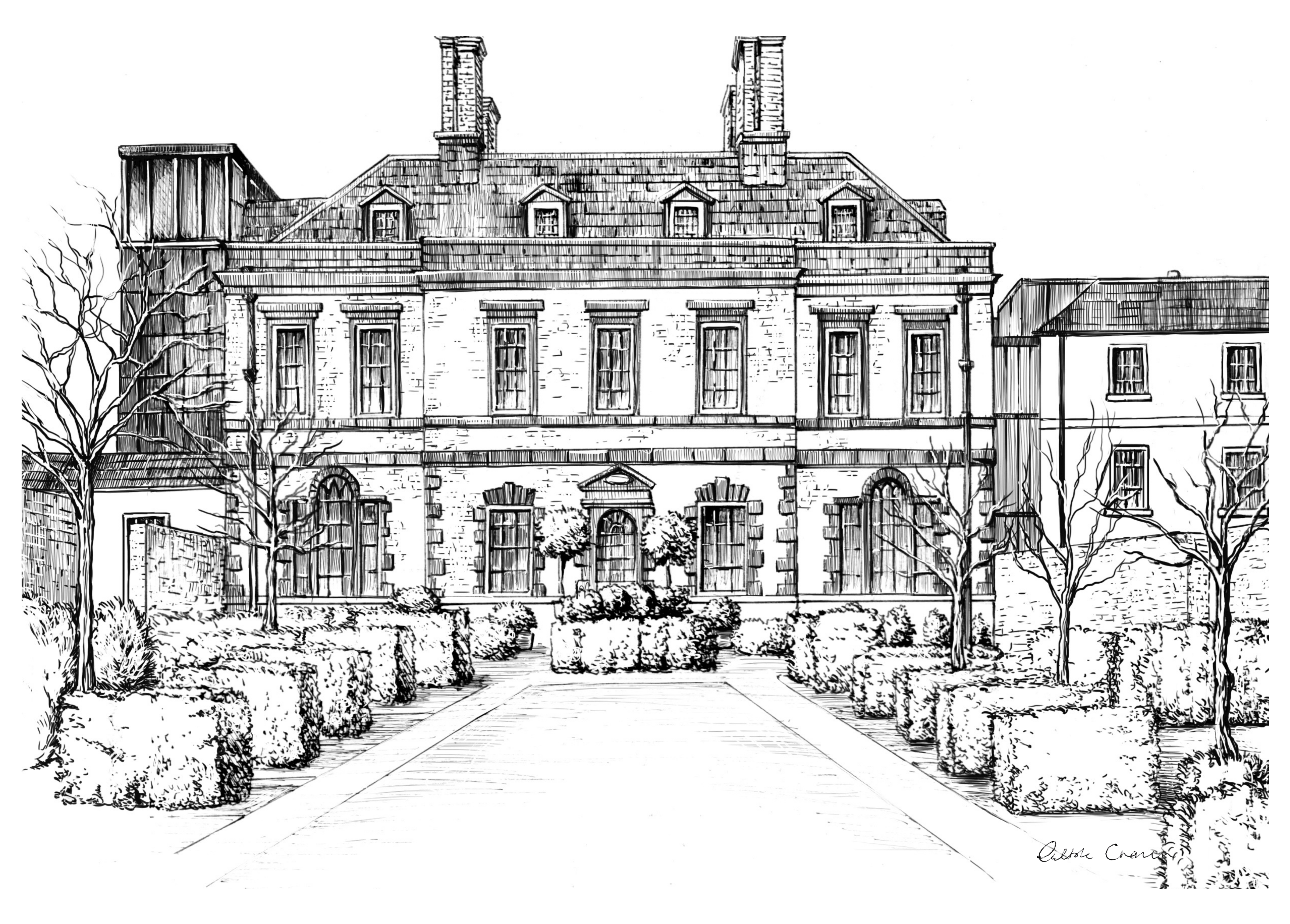 Cashel Palace Ink Venue Print