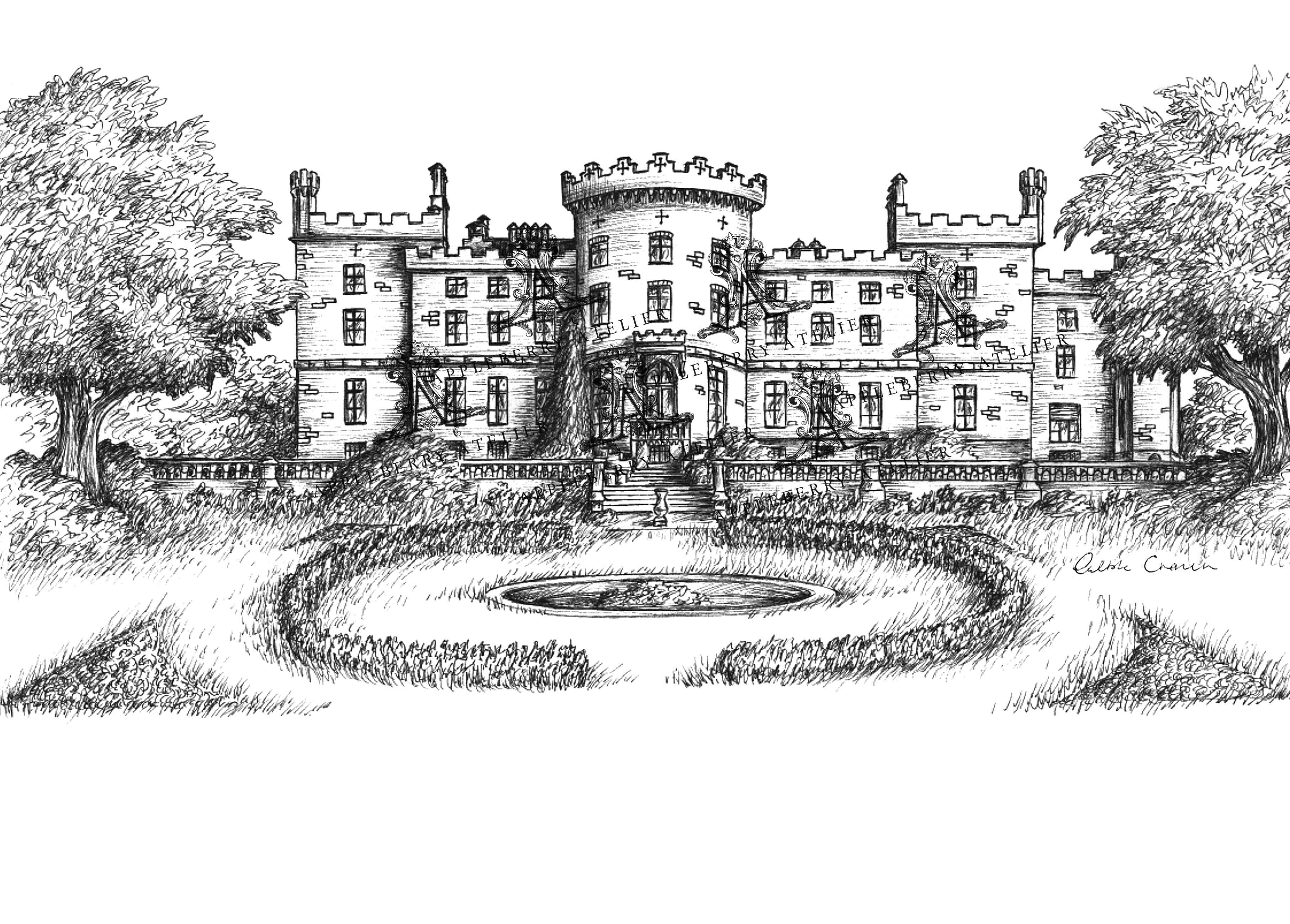 Markree Castle Ink Venue Print