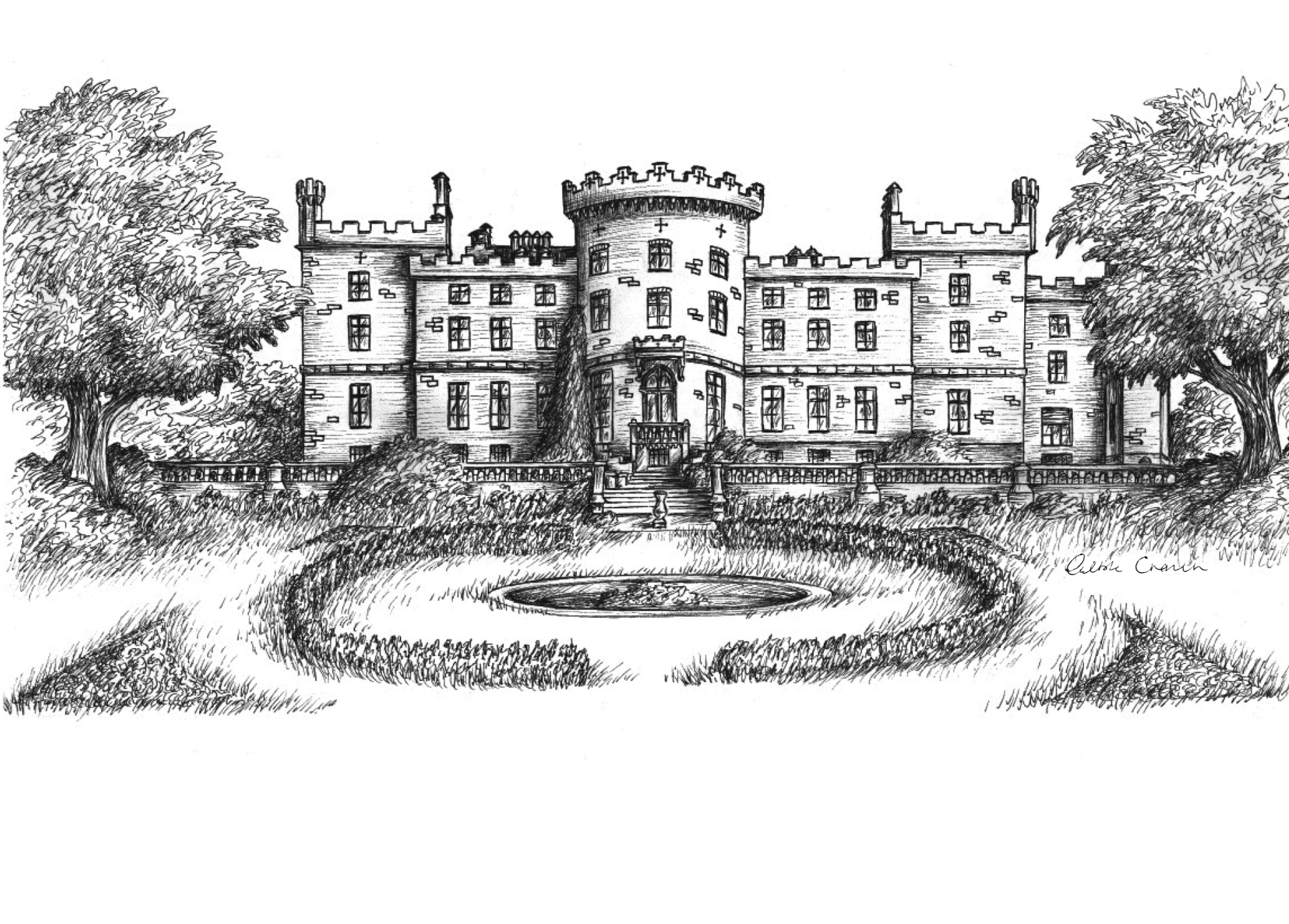 Markree Castle Ink Venue Print