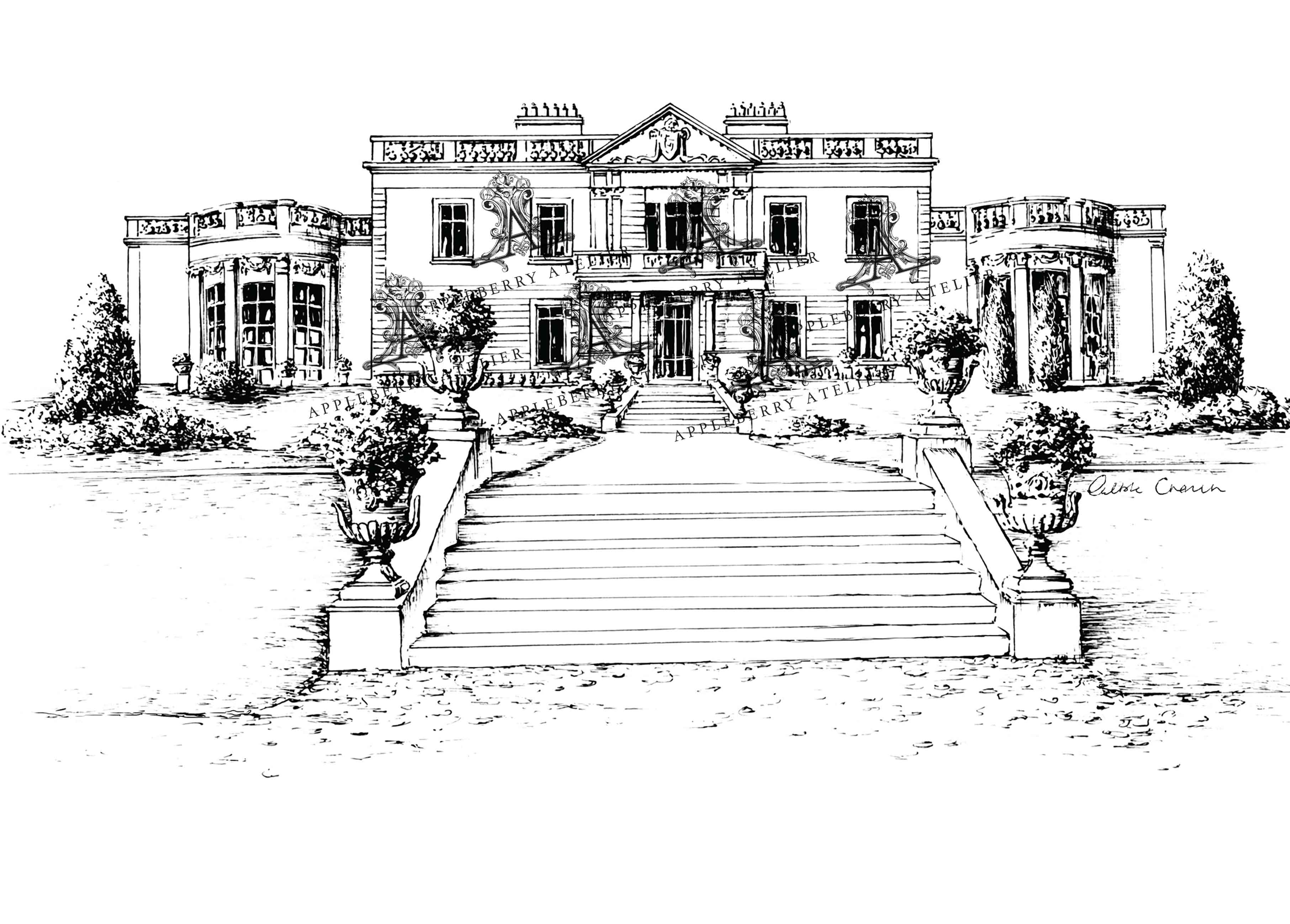 Radisson St Helen Ink Venue Print