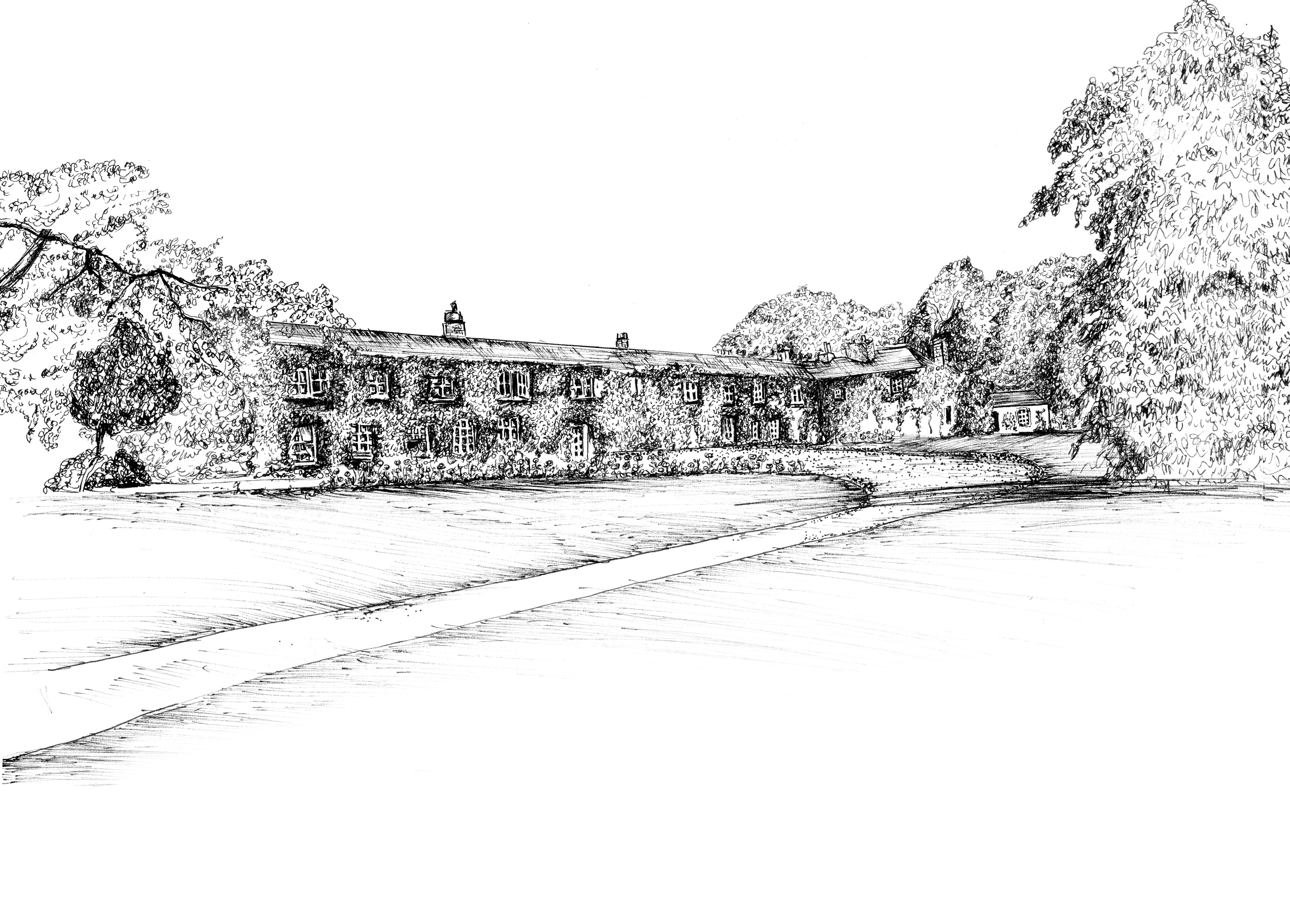 Rathsallagh House Ink Venue Print