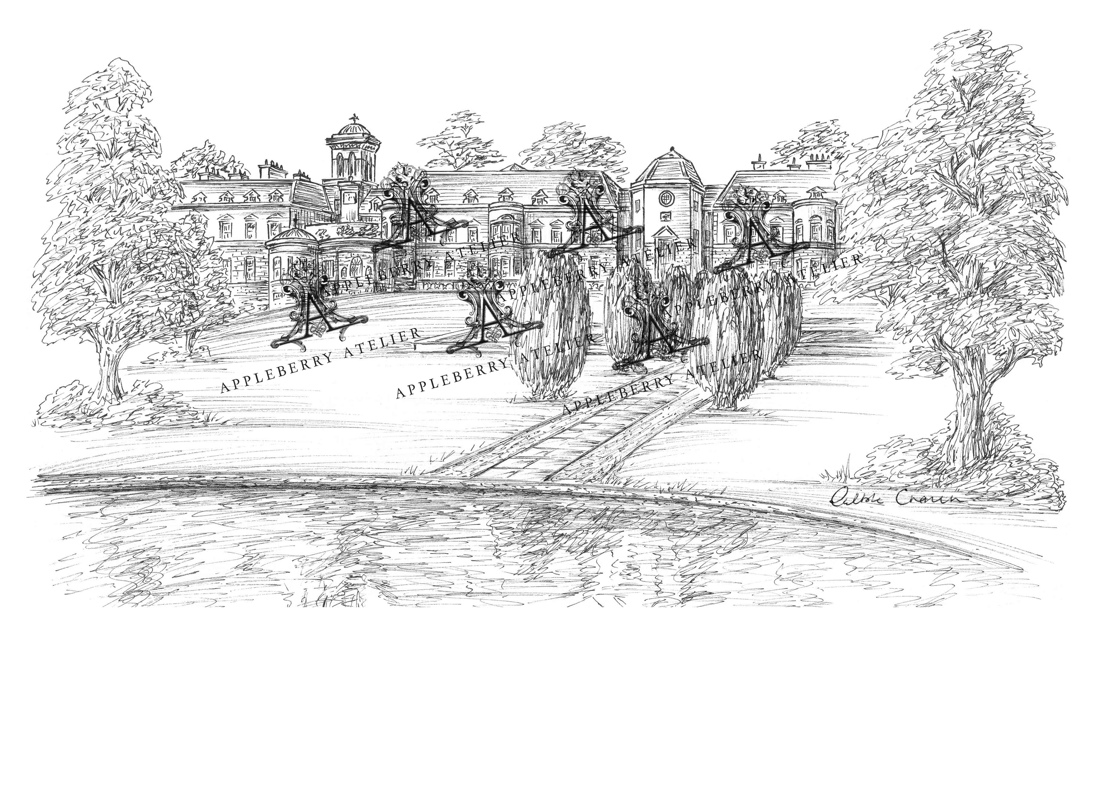 The K Club Ink Venue Print