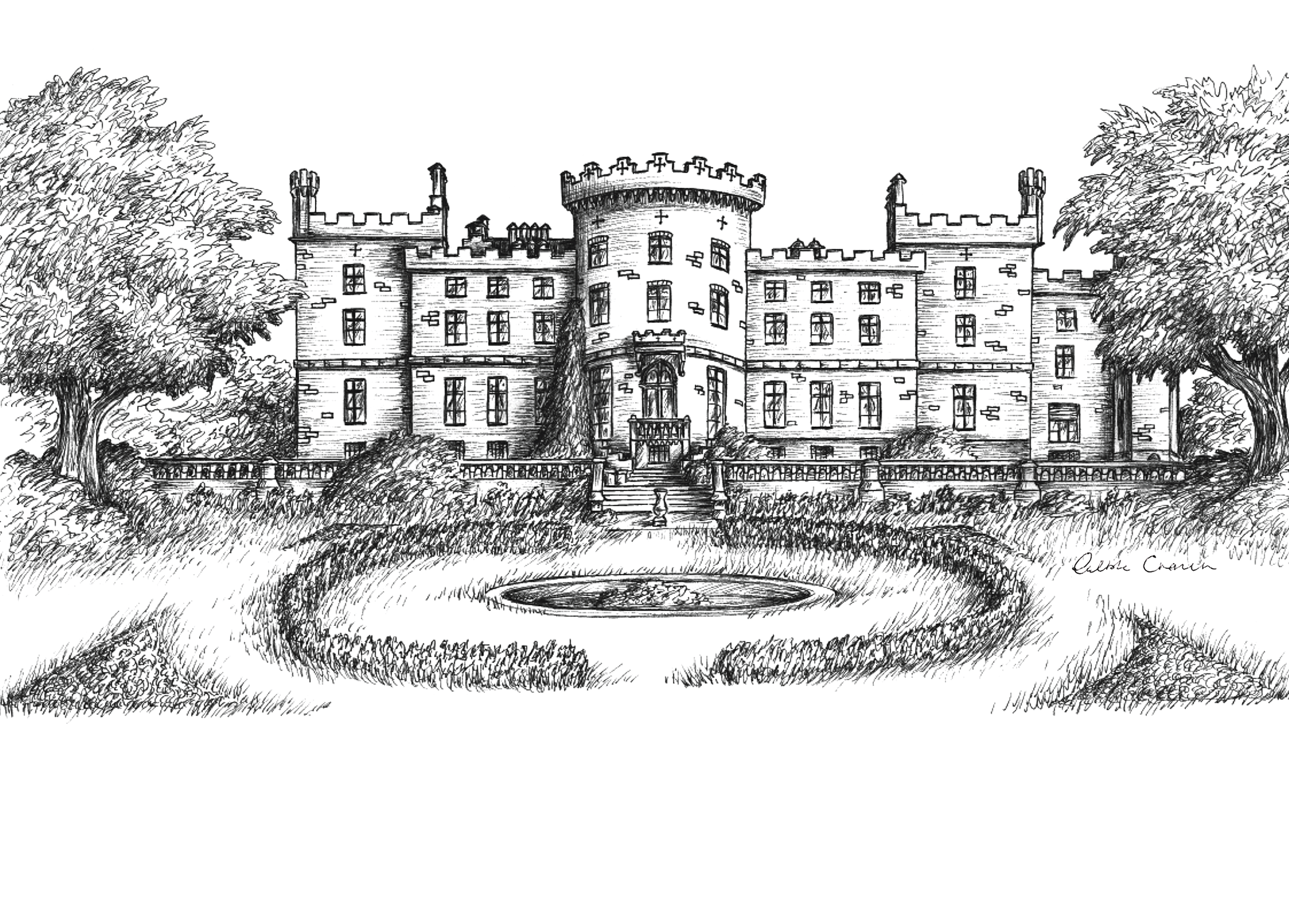 Markree Castle Ink Venue Print