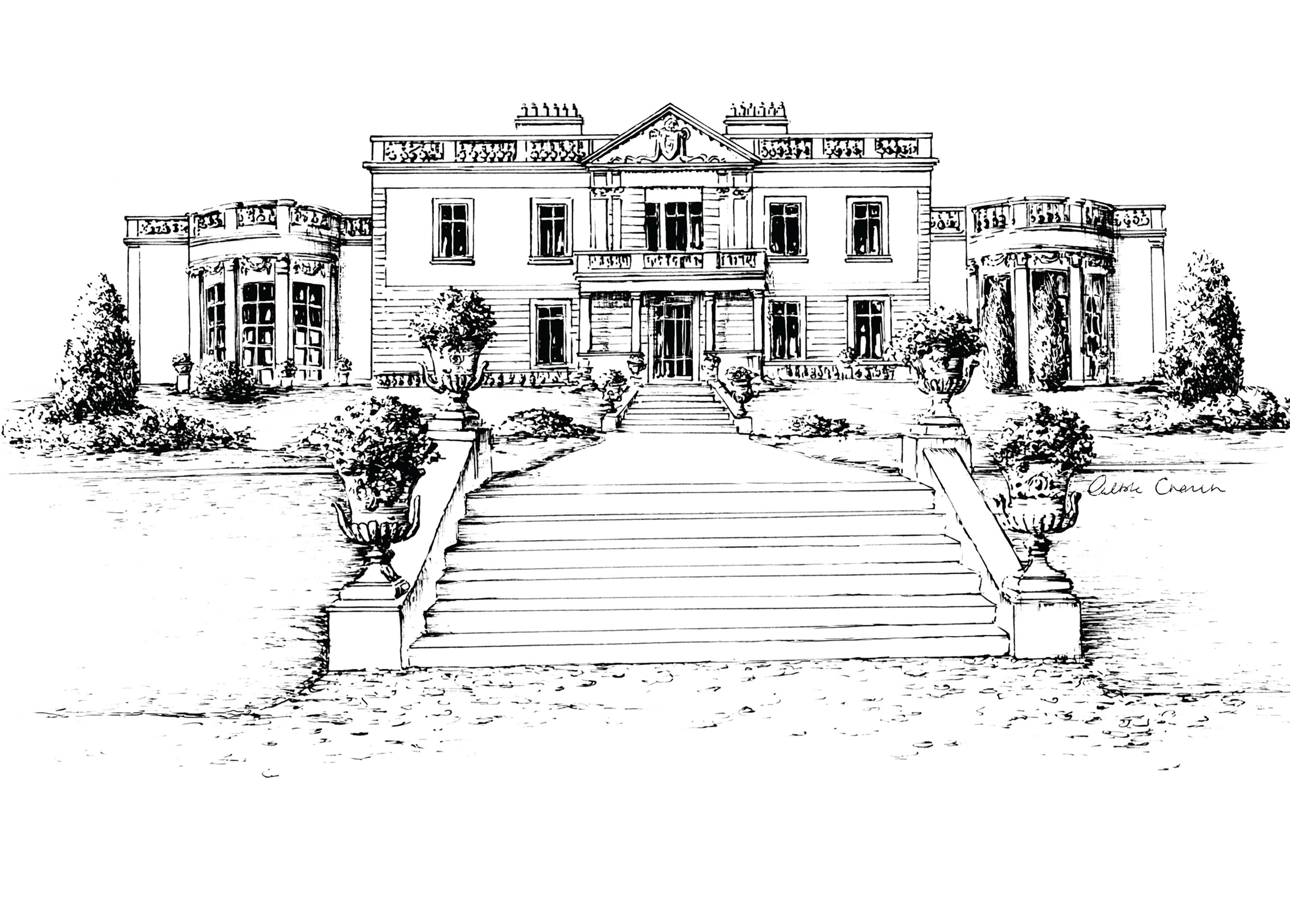 Radisson St Helen Ink Venue Print