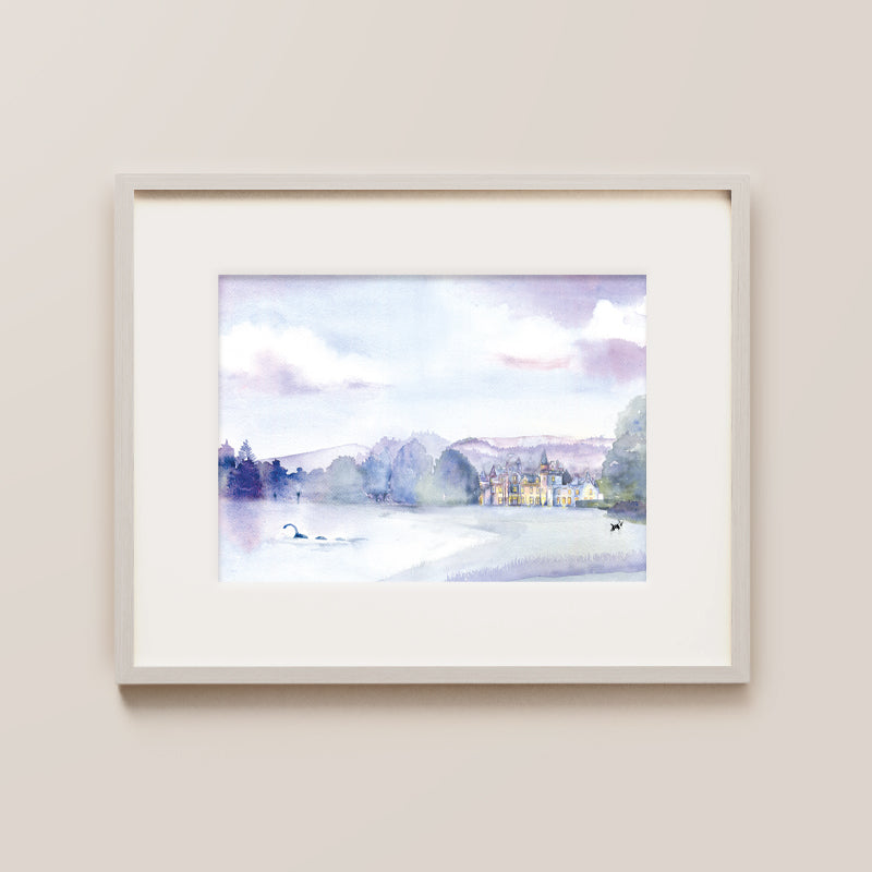 Aldourie Castle Estate, Inverness, Scotland, Watercolour Painting, Wedding, Anniversary, Birthday Gift Or Keepsake, Include Names And Dates