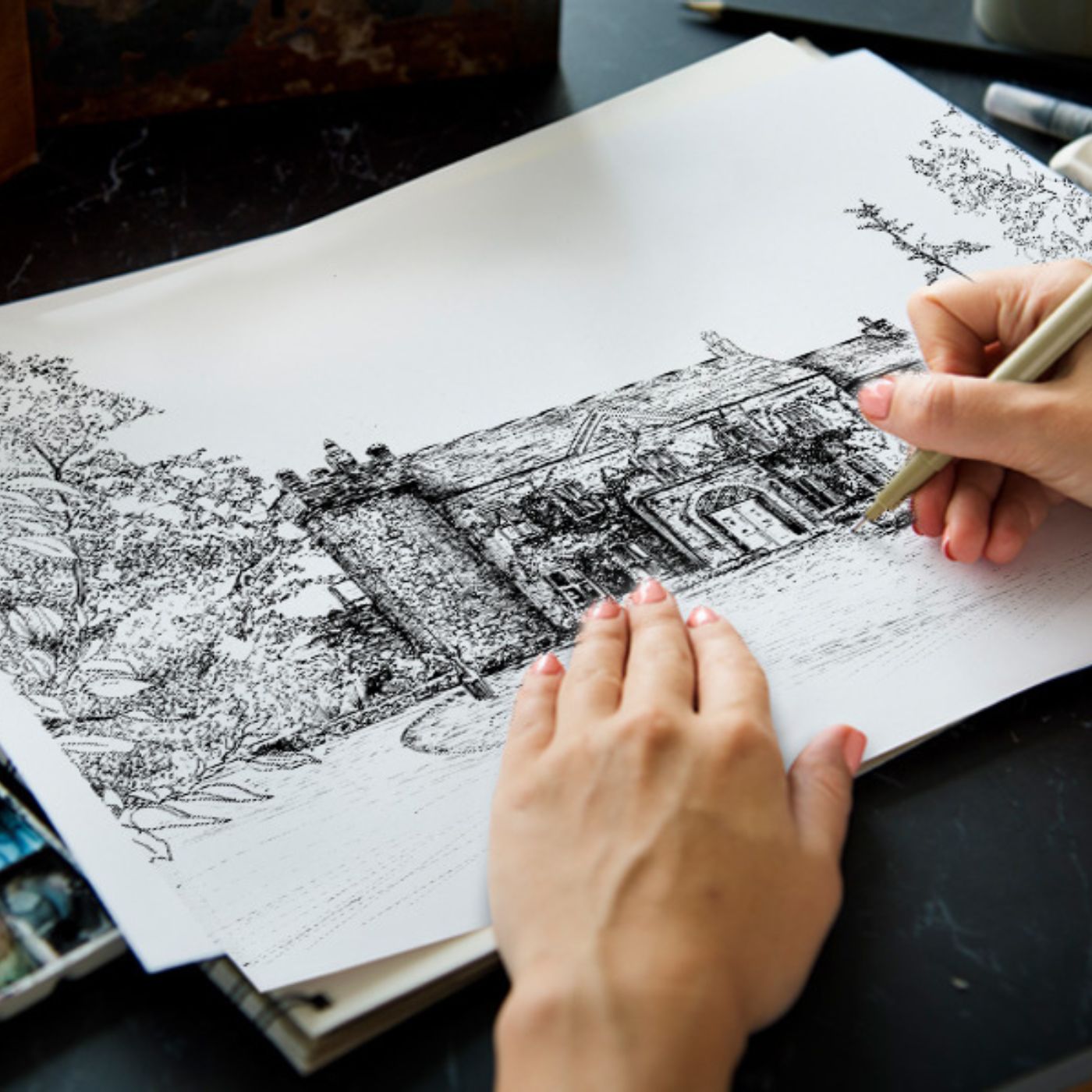 Adare Manor Ink Venue Print