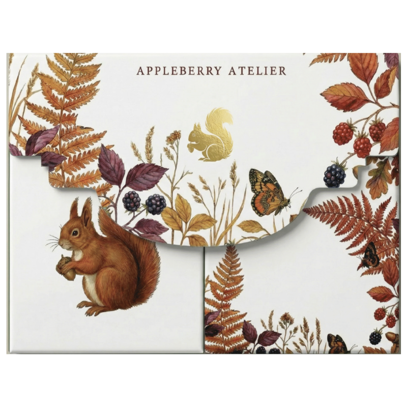 Autumn Squirrel Boxed Notelets