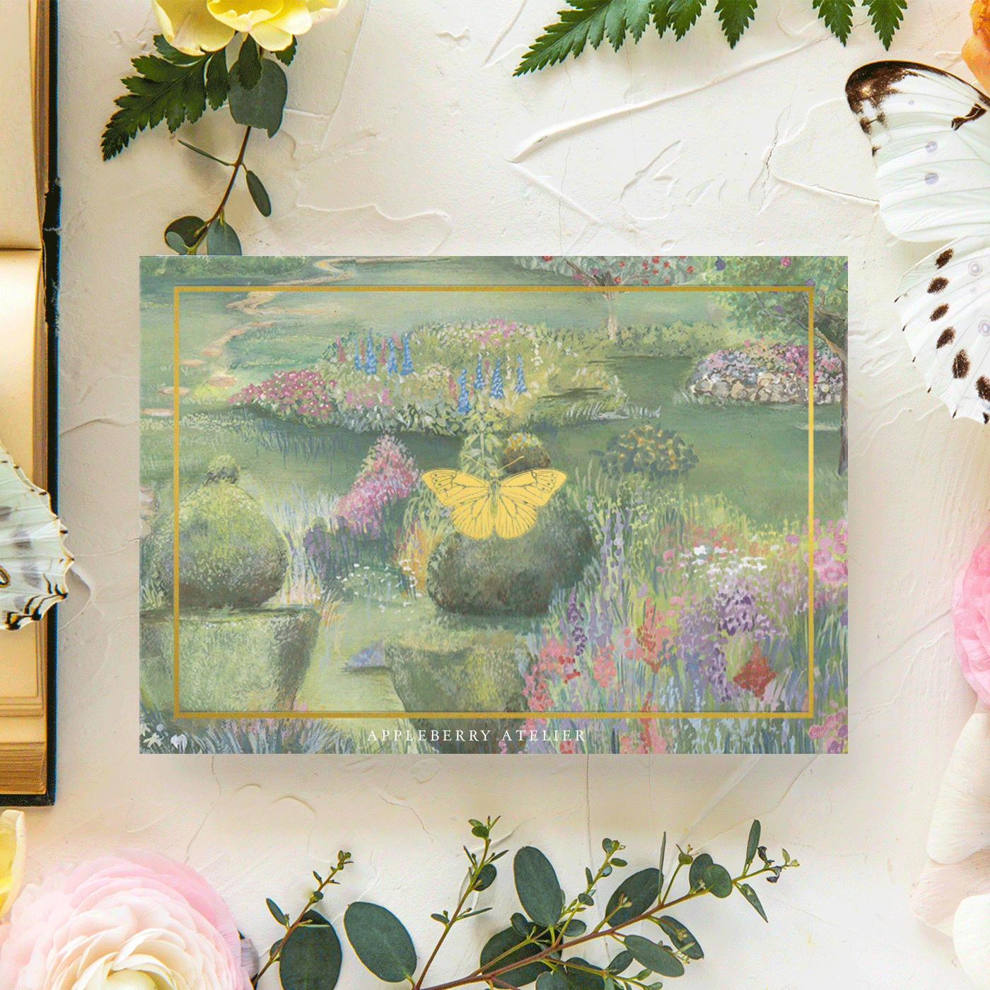 Butterfly Garden Notelets