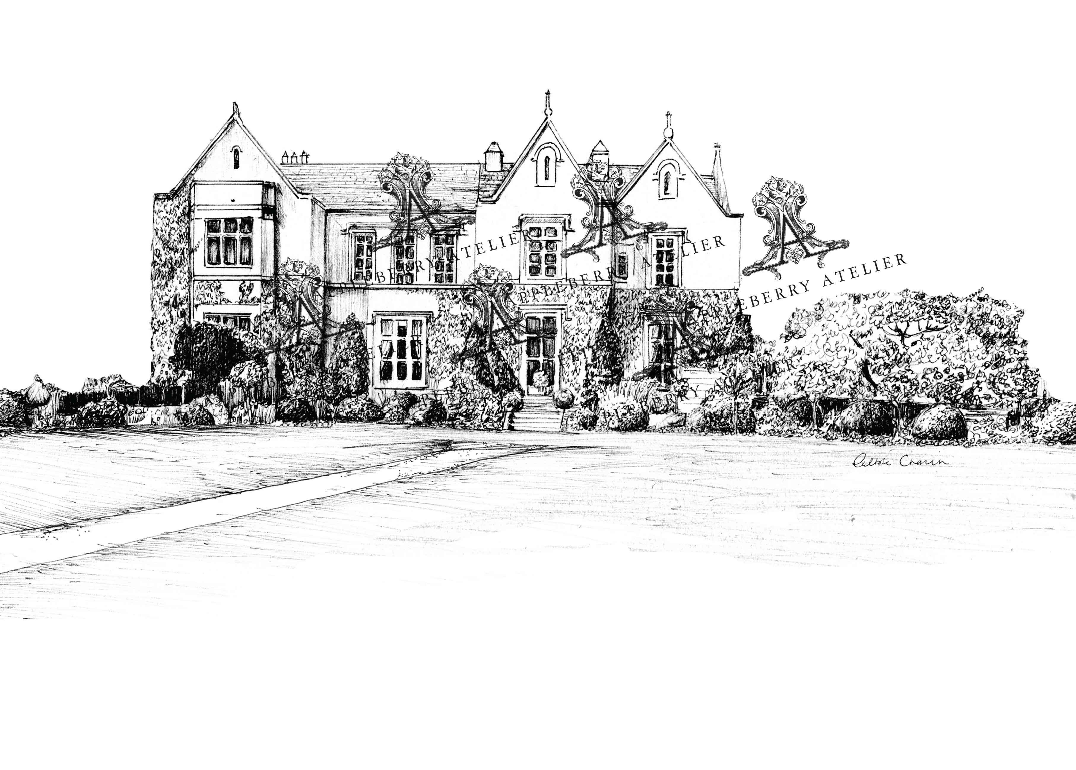 Ballymascanlon Ink Venue Print