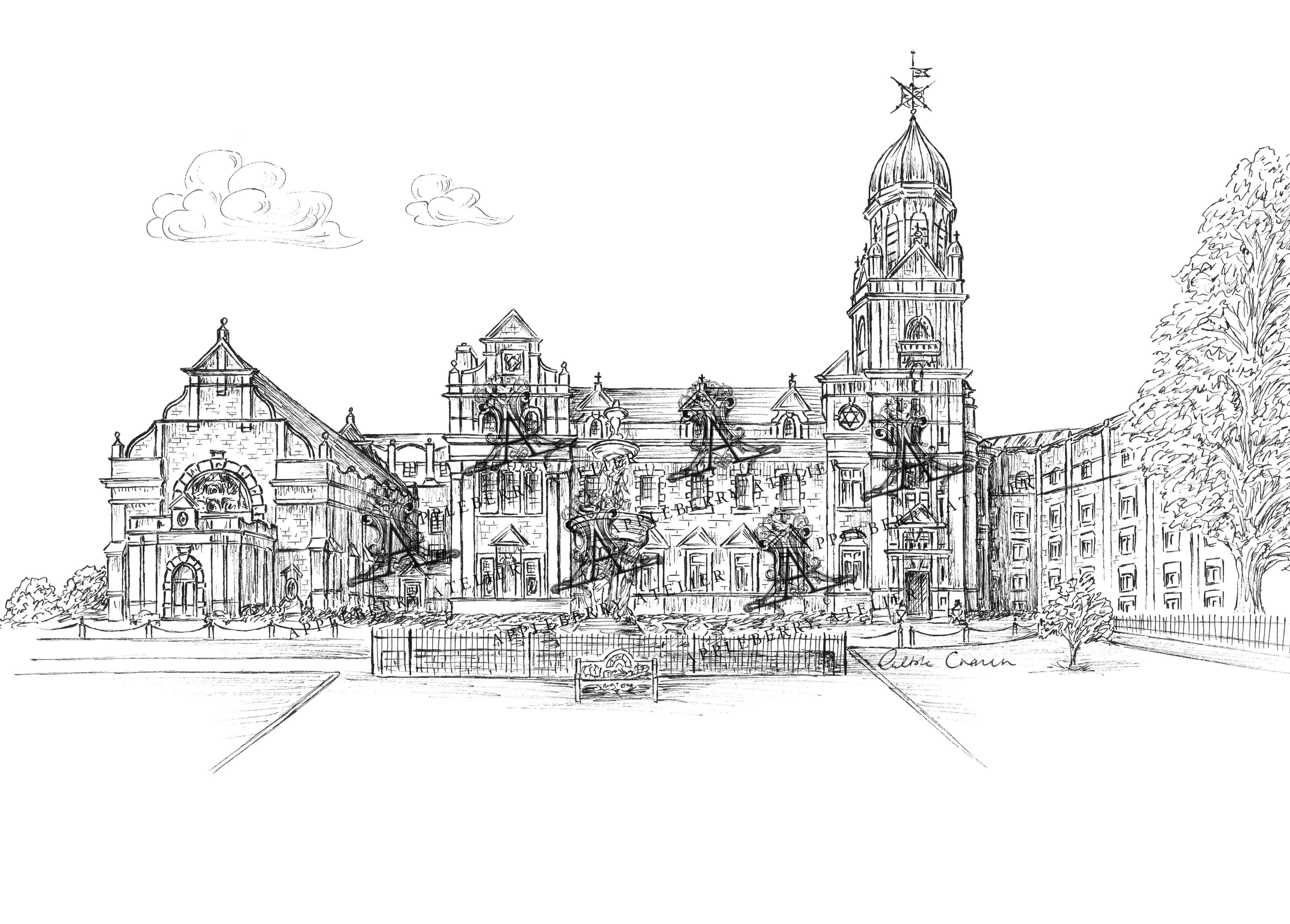 Clayton Hotel Ballsbridge Ink Venue Print