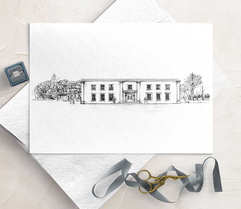 Clonwilliam House Ink Venue Print