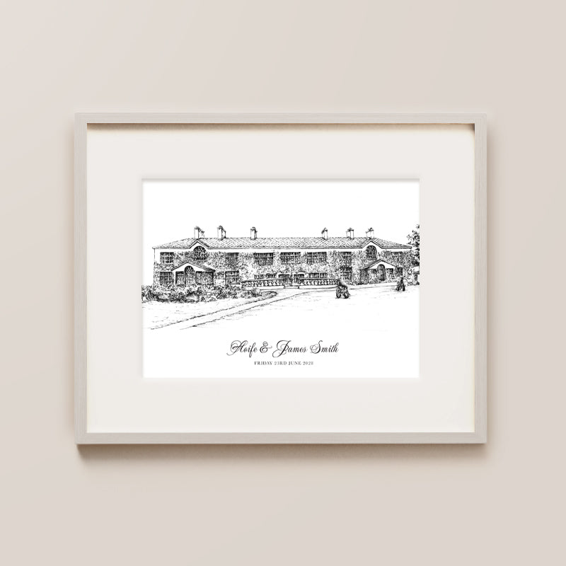 Crover House Venue B W Frames