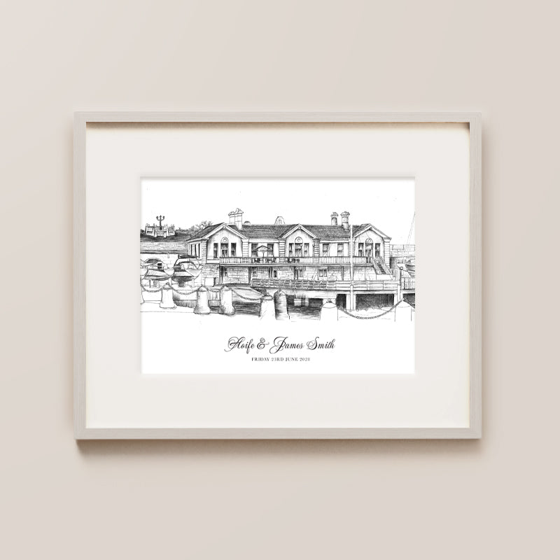 Dun Laoghaire Yacht Club Venue B W Frames
