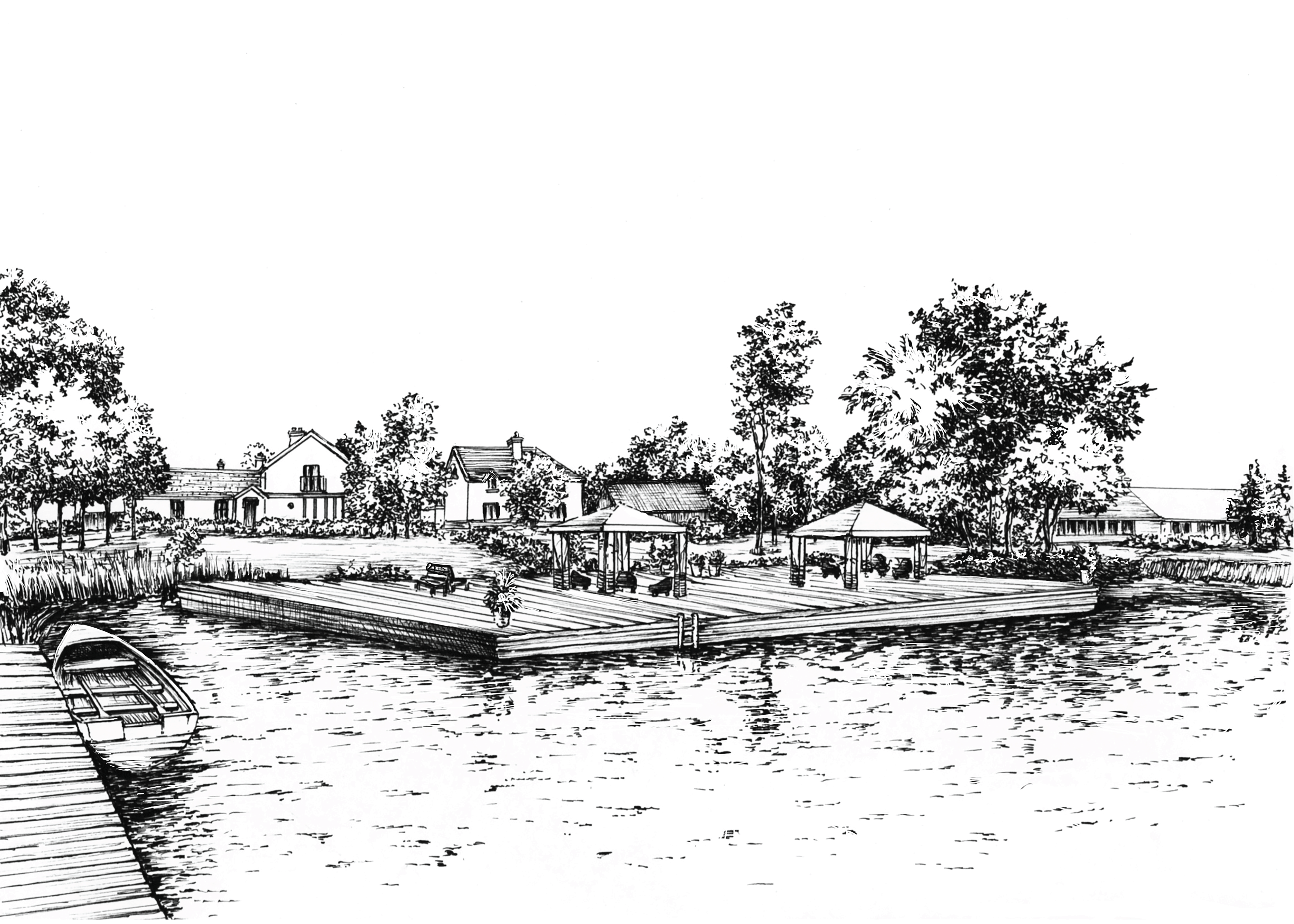 Coolbawn Quay Ink Venue Print