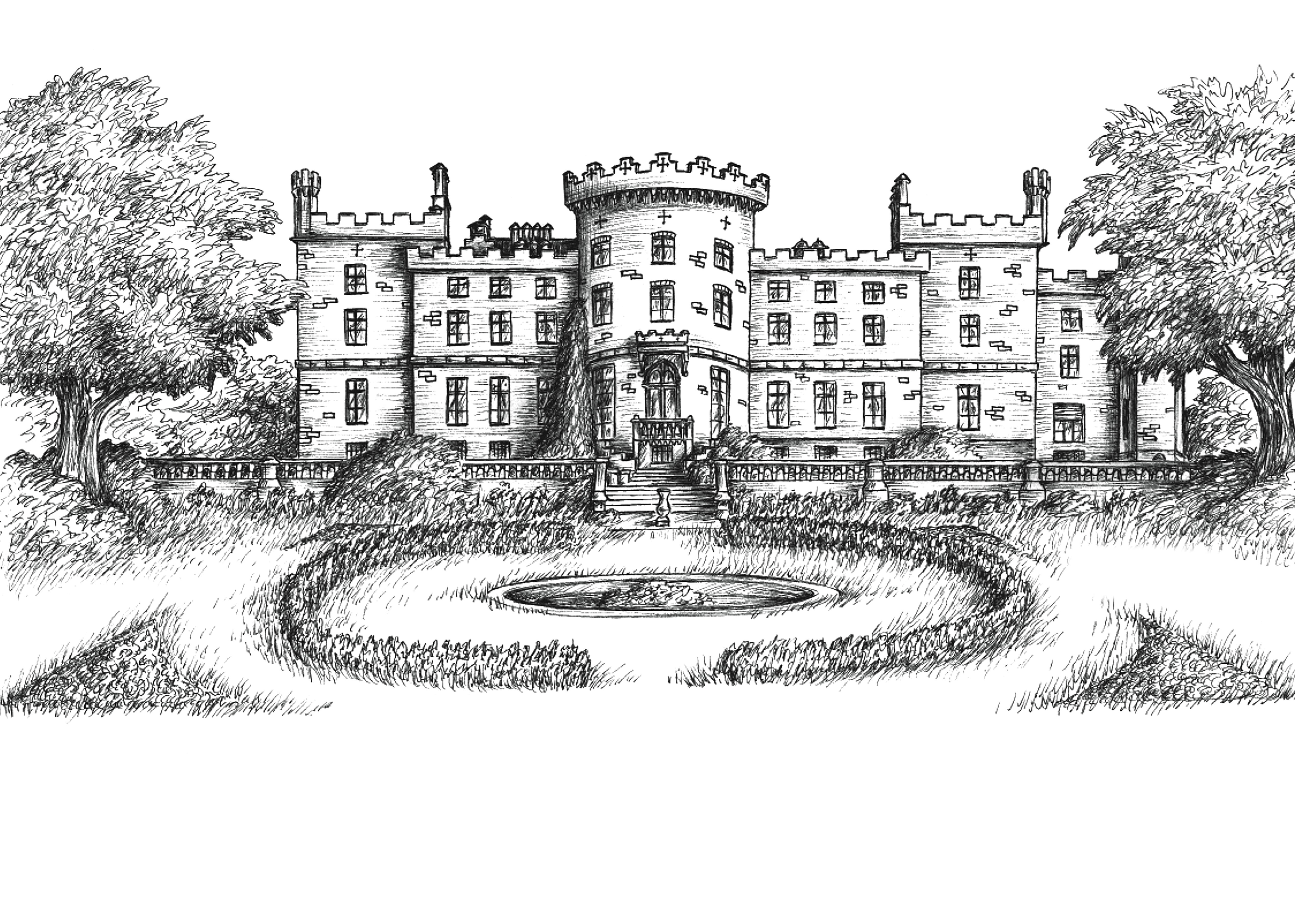 Markree Castle Ink Venue Print