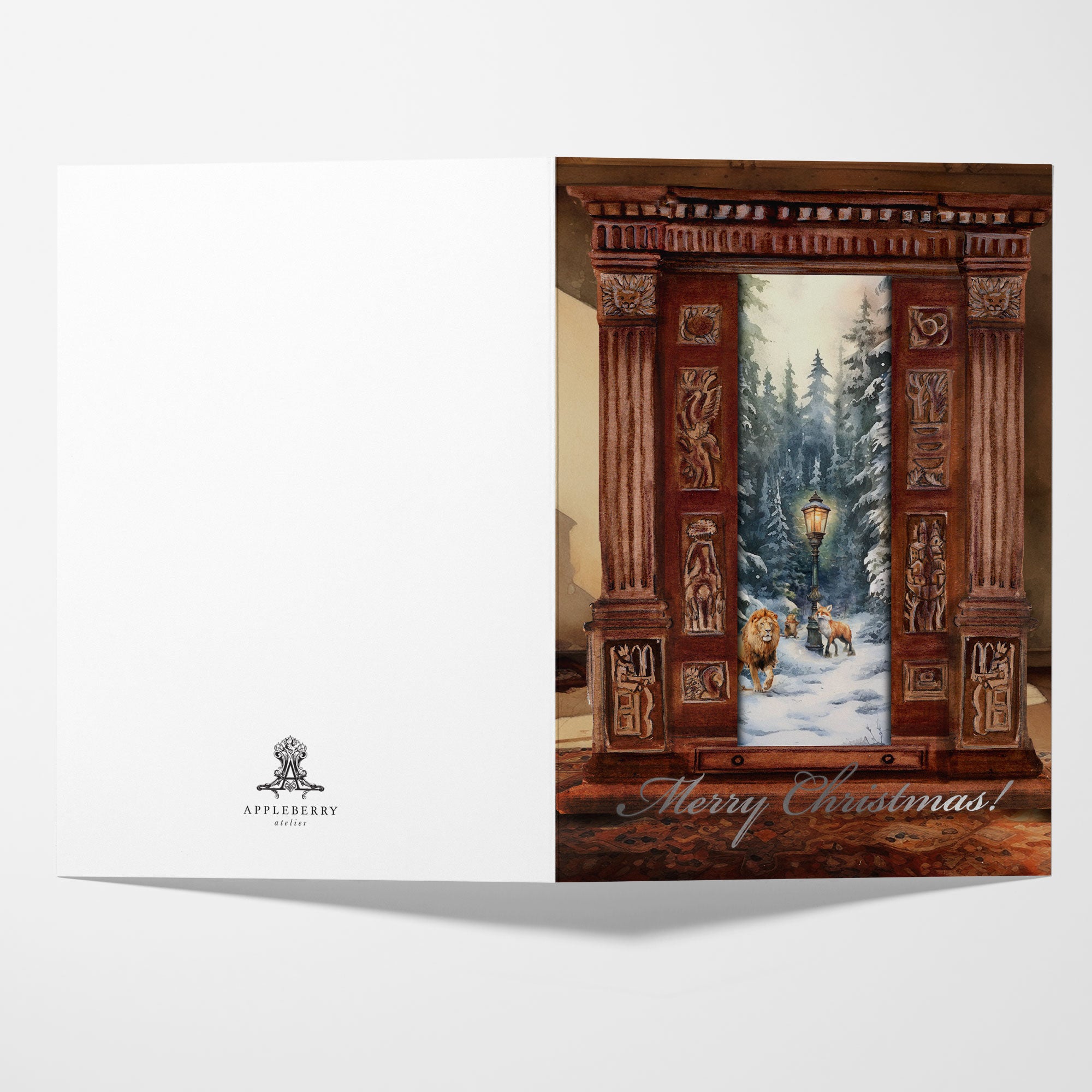 Narnia Inspired Simple Christmas Card
