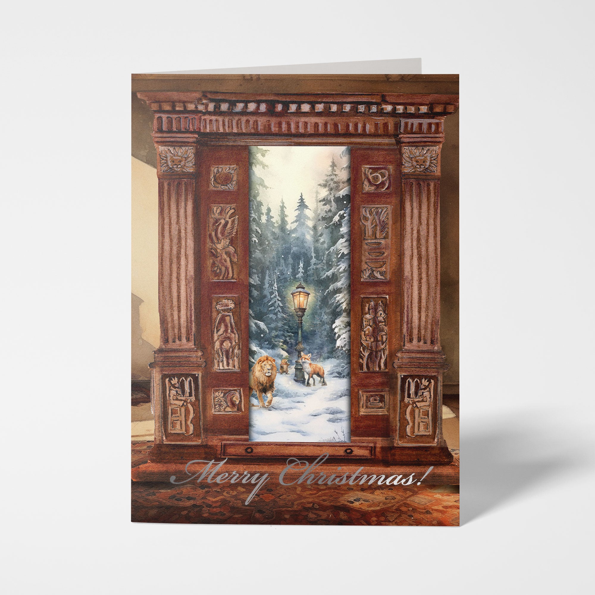 Narnia Inspired Simple Christmas Card