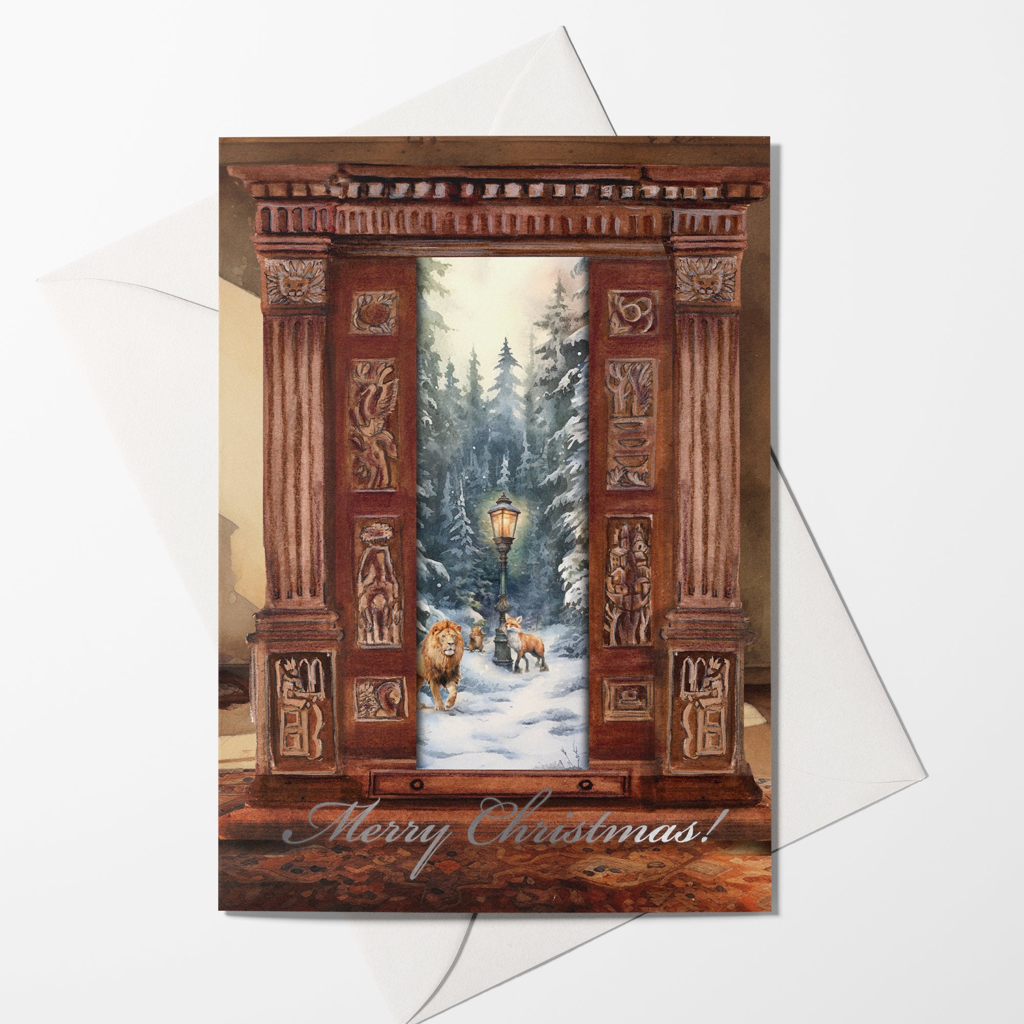 Narnia Inspired Simple Christmas Card
