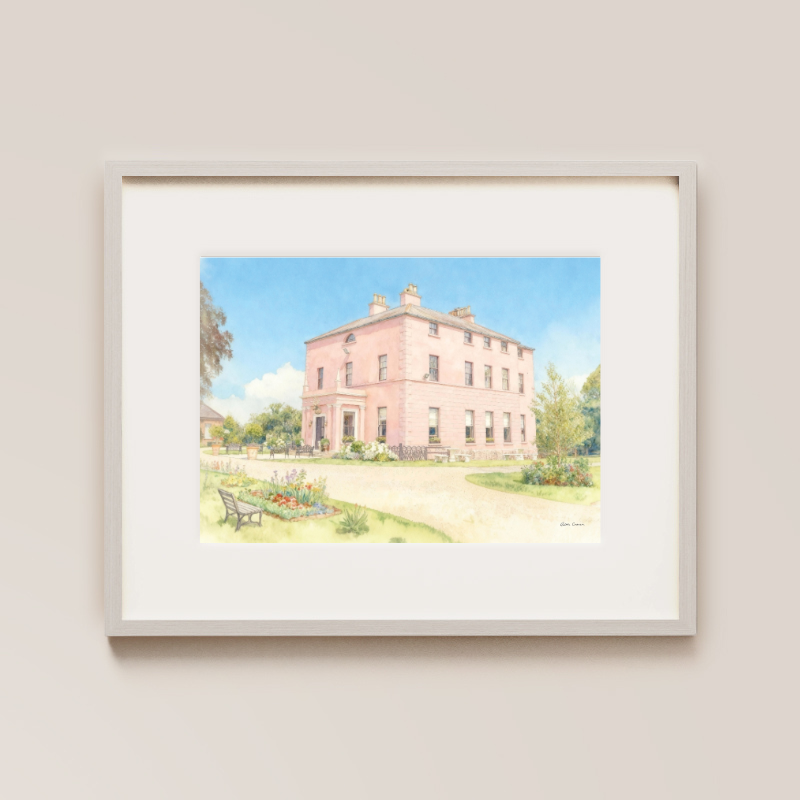 Boyne House Painted Venue Print
