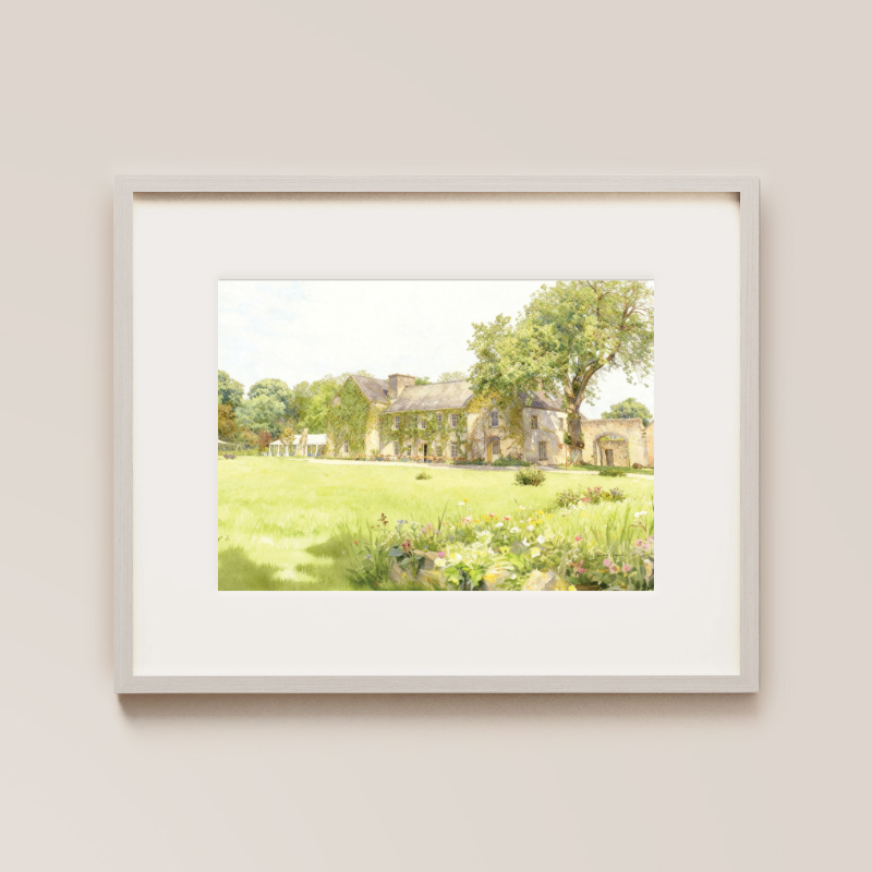 Cloughjordan House Painted Venue Print