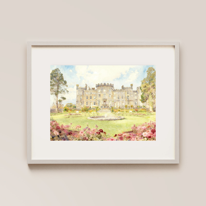 Markree Castle Summer Painted Venue Print