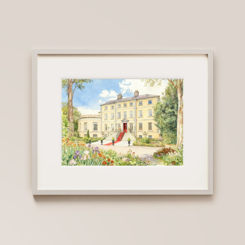 Maryborough Hotel & Spa Painted Venue Print