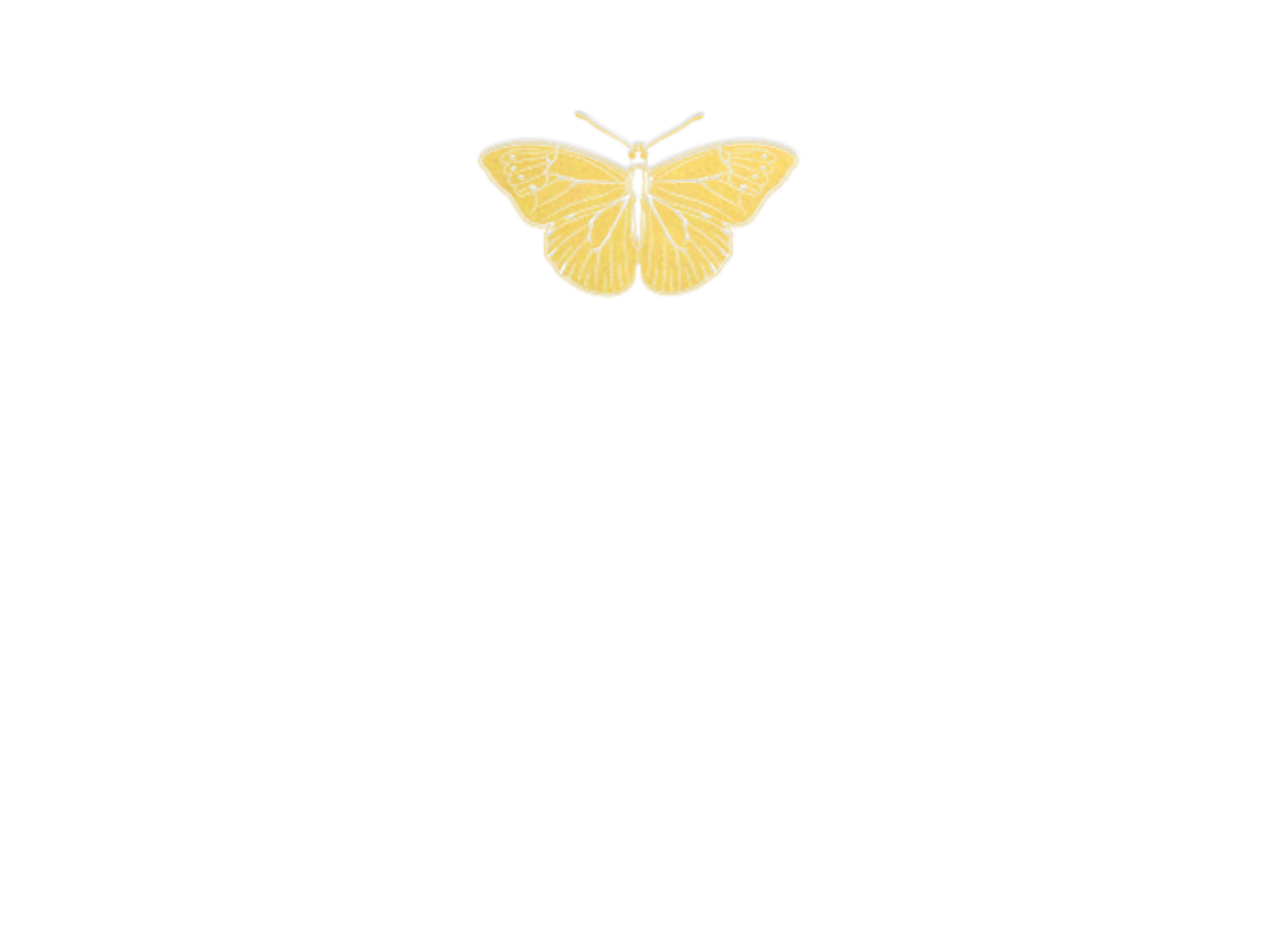 Personalised Butterfly Garden Notelets