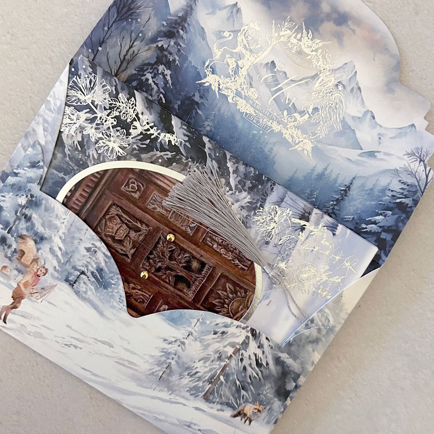 Narnia Inspired Personalised Christmas Card