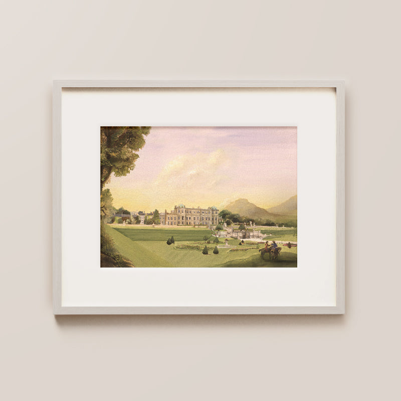 Powerscourt Estate, Co Wicklow, Ireland, Hand Painted Gift For Weddings, Anniversaries, Birthdays Or A Keepsake Include Names And Dates