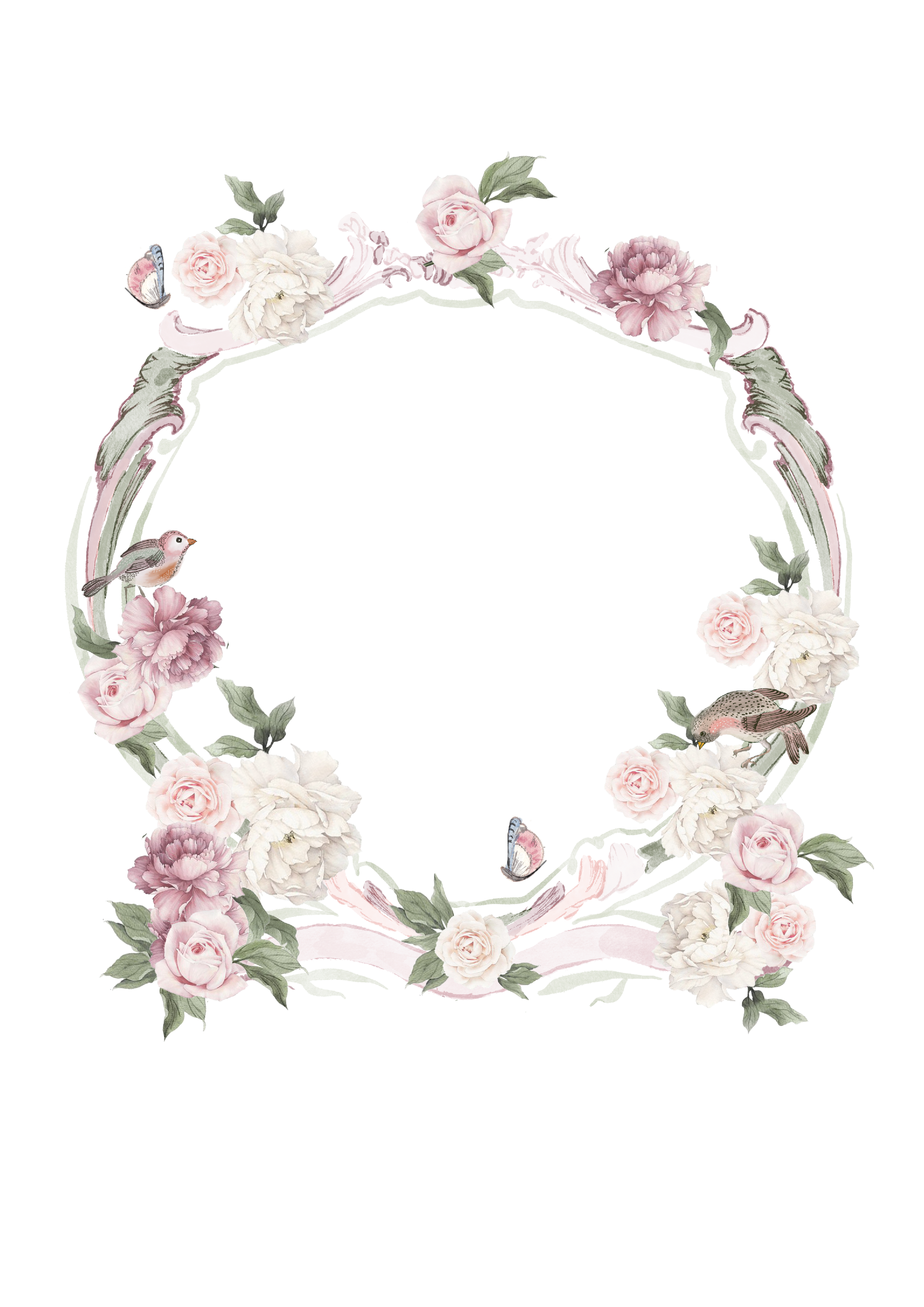 Vintage Florals Nursery Prints