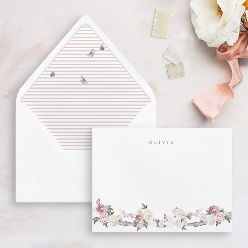 Vintage Florals Notelet