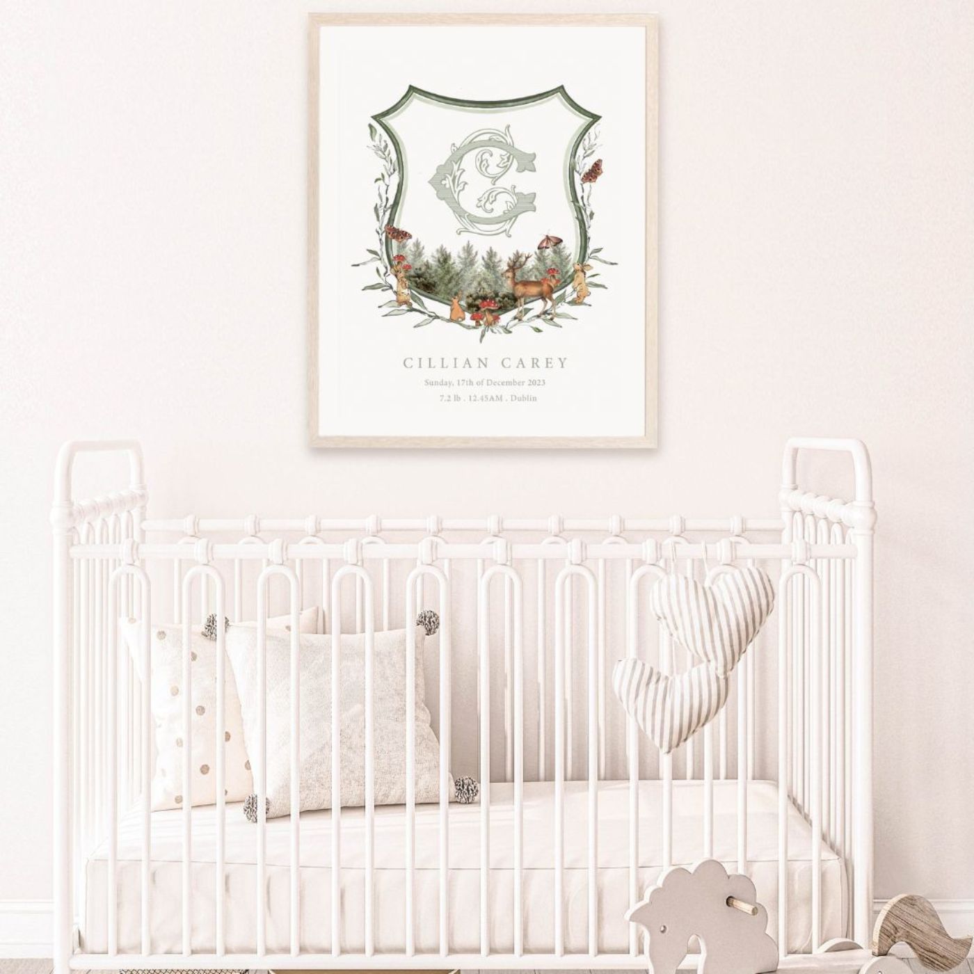 Woodland Animals Nursery Prints