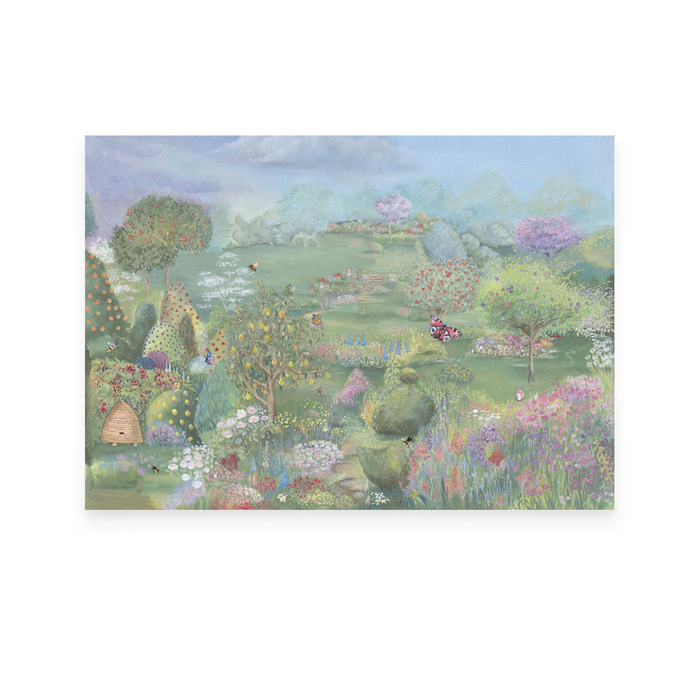 Butterfly Garden Art Print