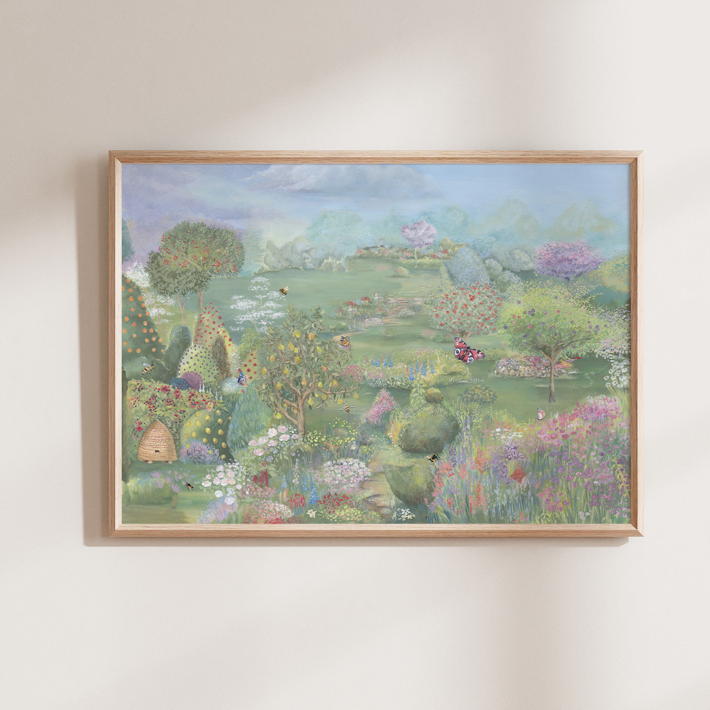 Butterfly Garden Art Print