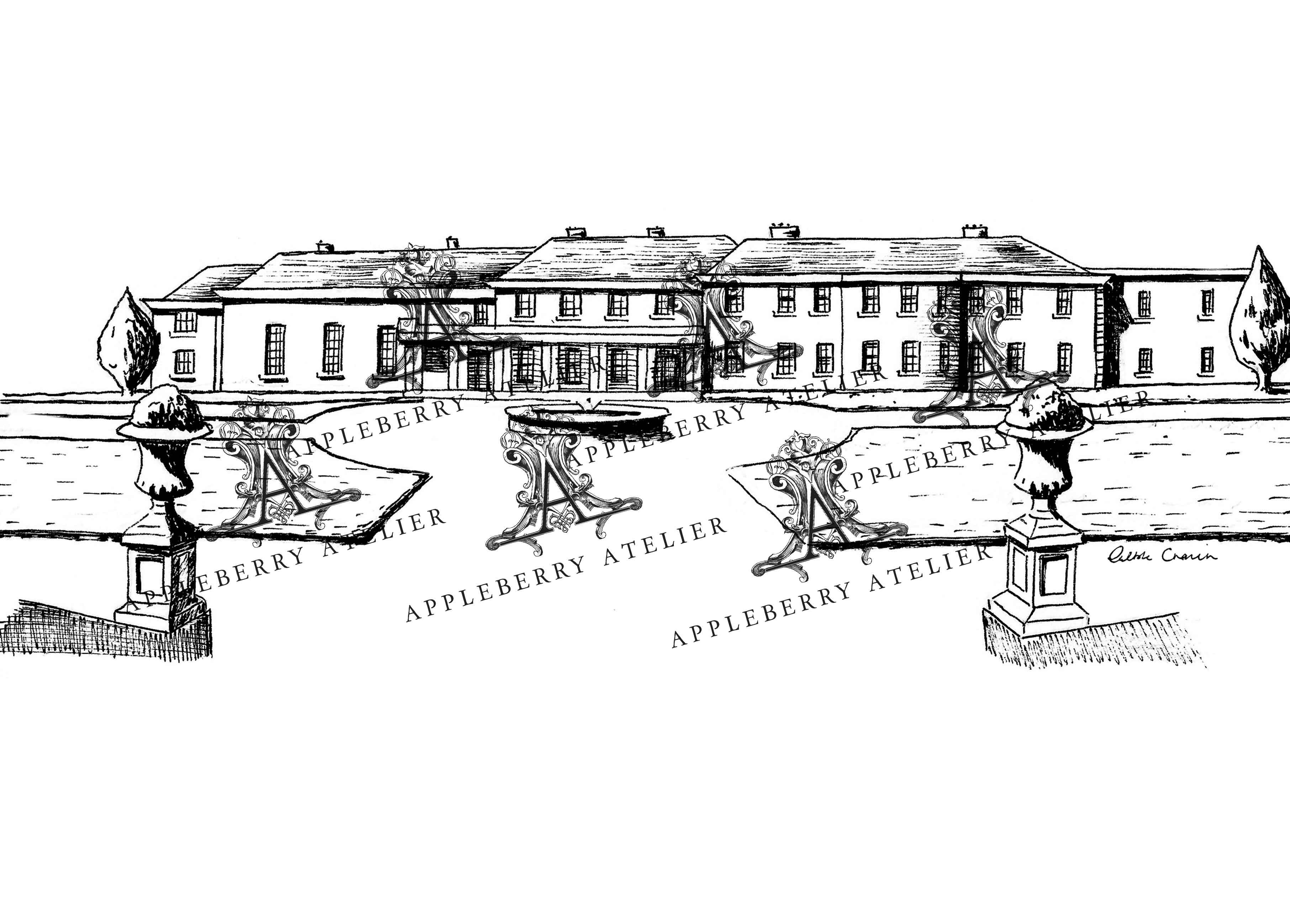 Castlemartyr Resort Ink Venue Print