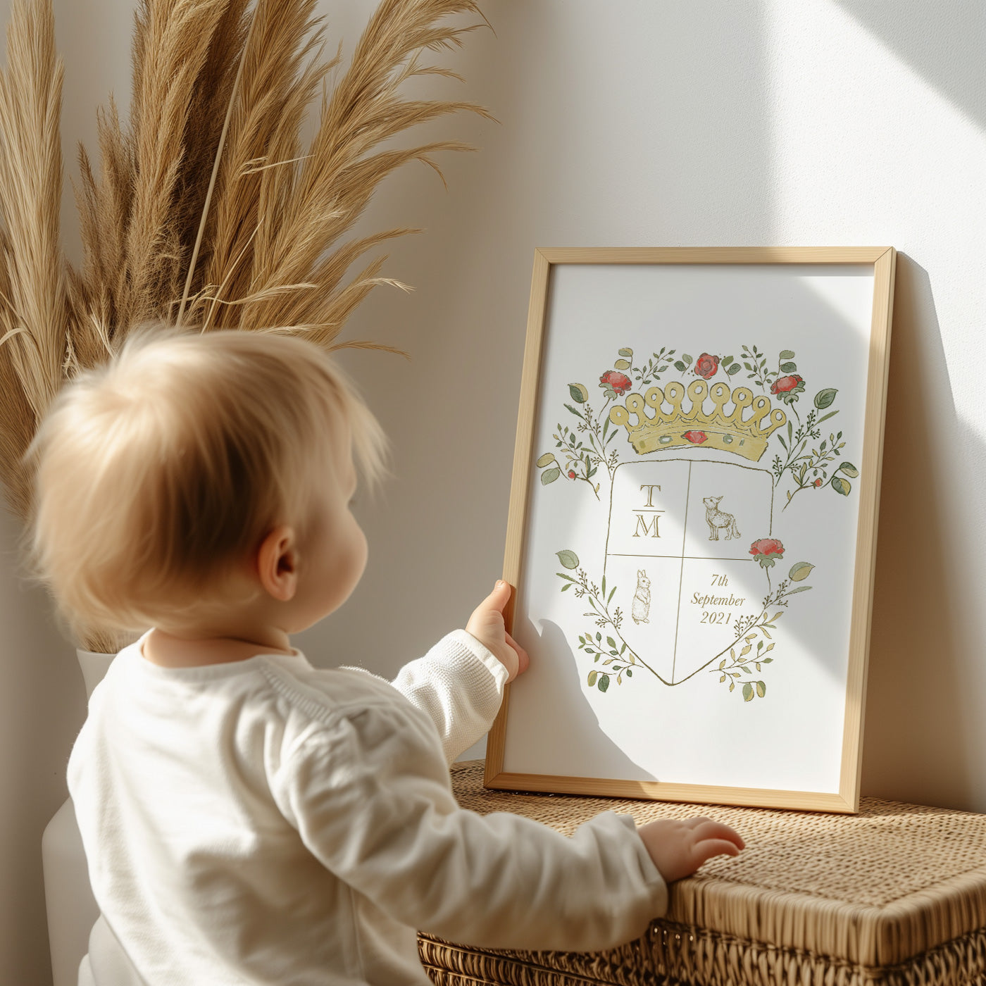 Classic Crest Nursery Print
