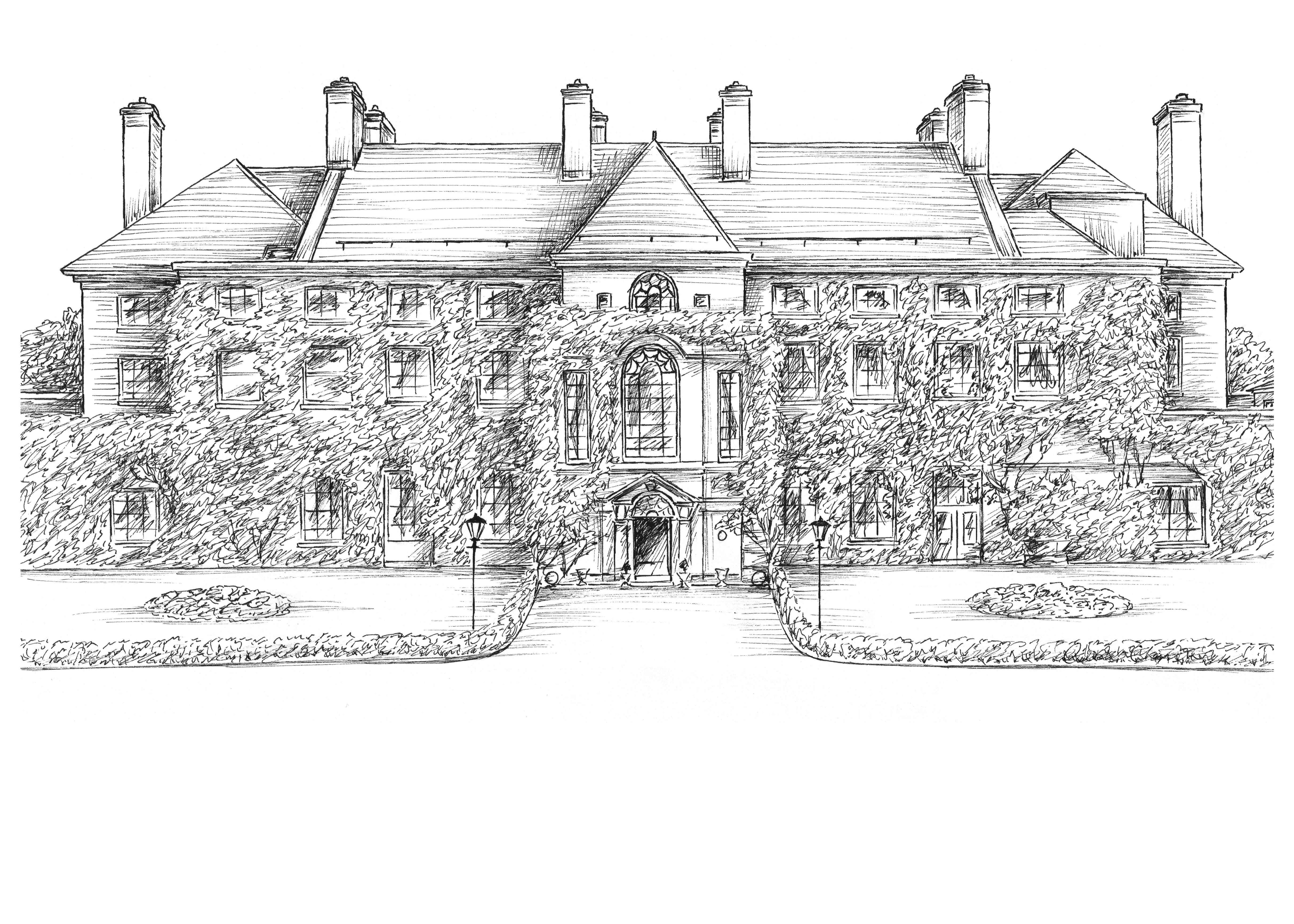 Mount Juliet Estate Ink Venue Print