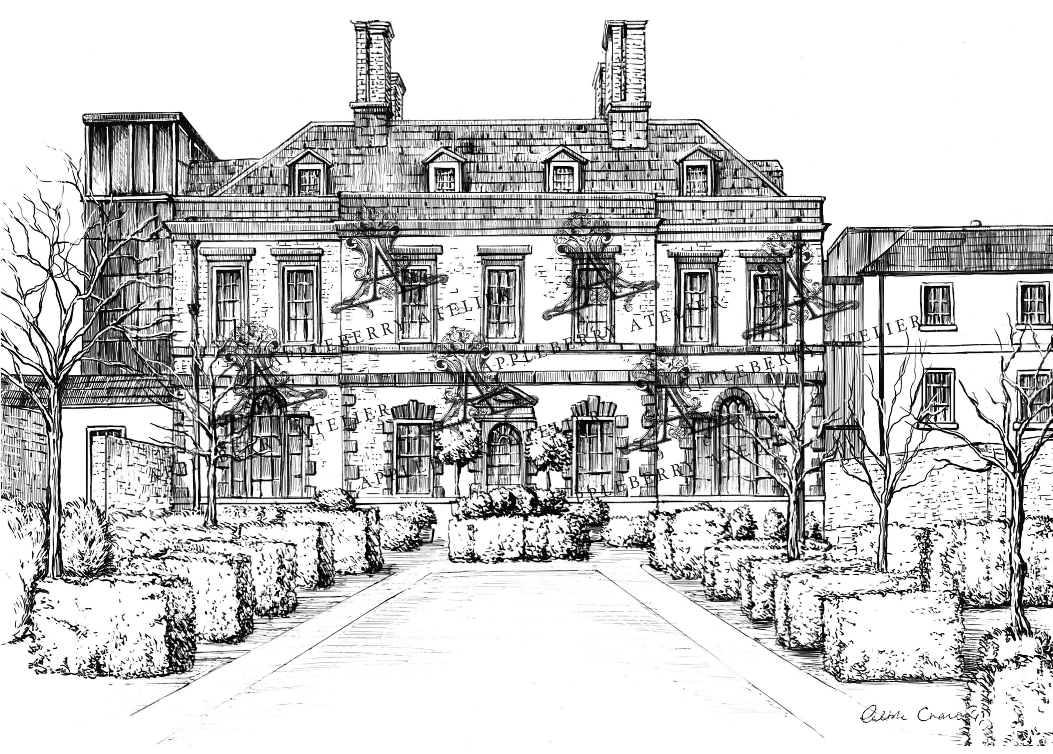Cashel Palace Ink Venue Print