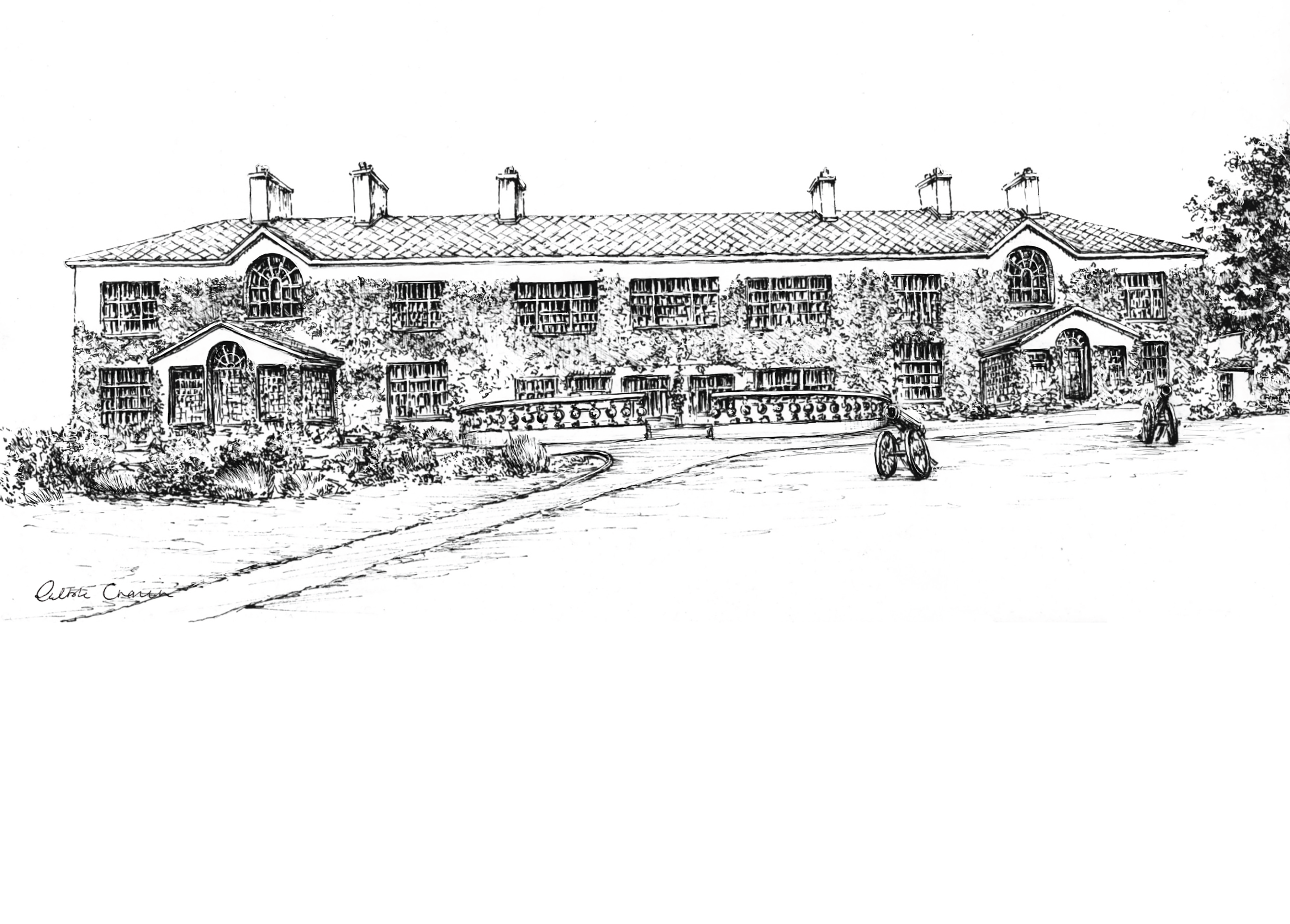 Crover House Ink Venue Print
