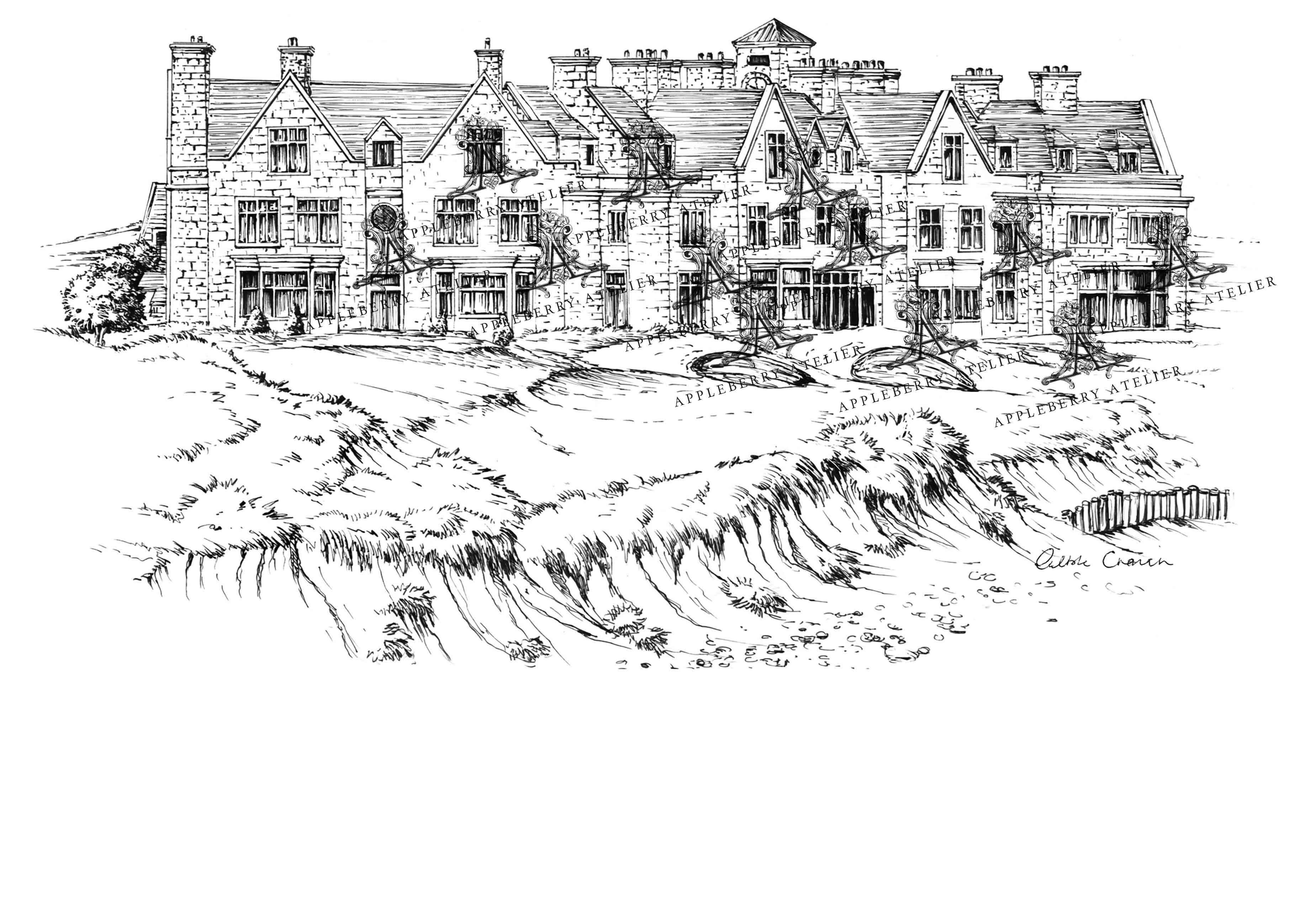 Trump International Doonbeg Ink Venue Print