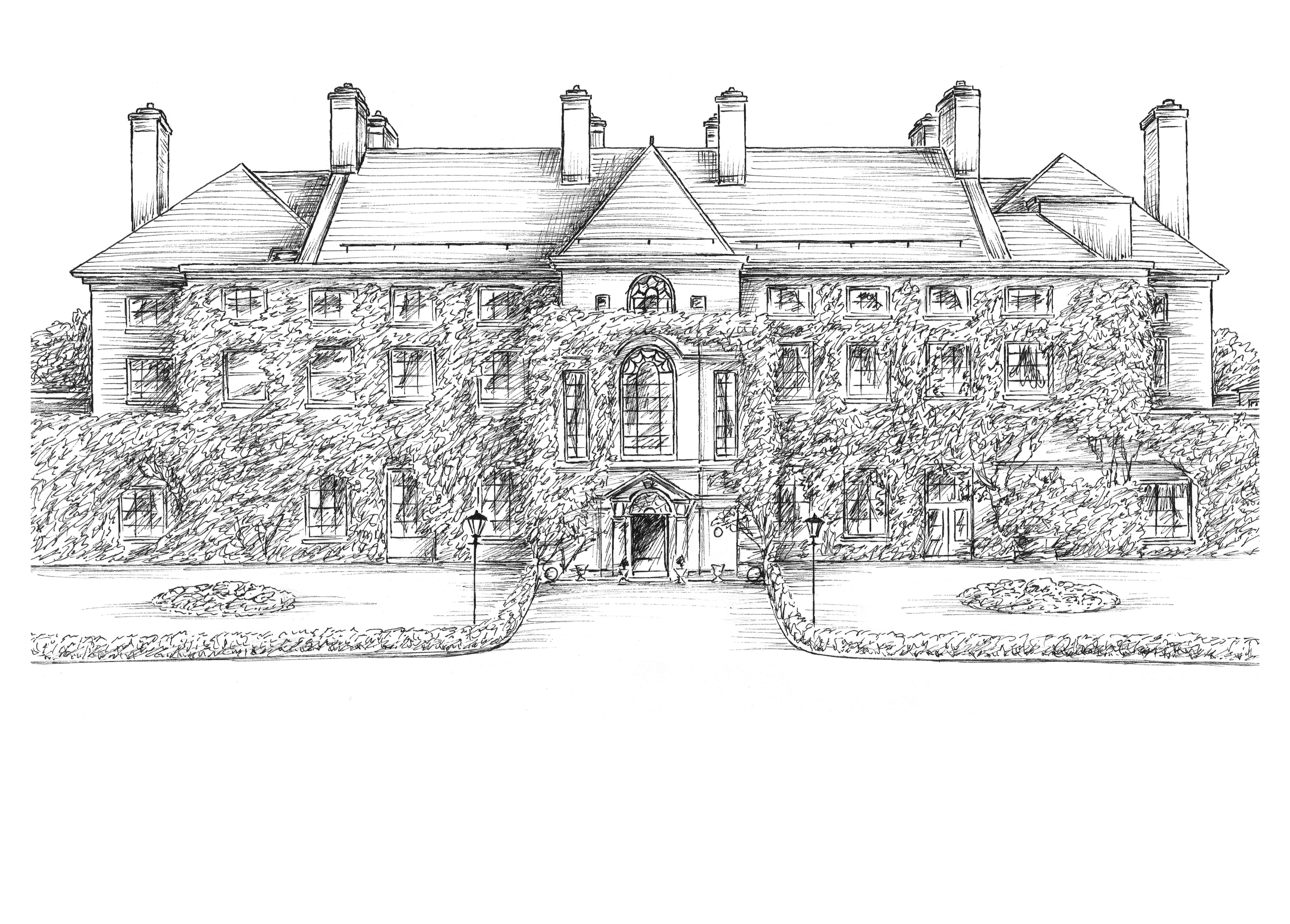 Mount Juliet Estate Ink Venue Print