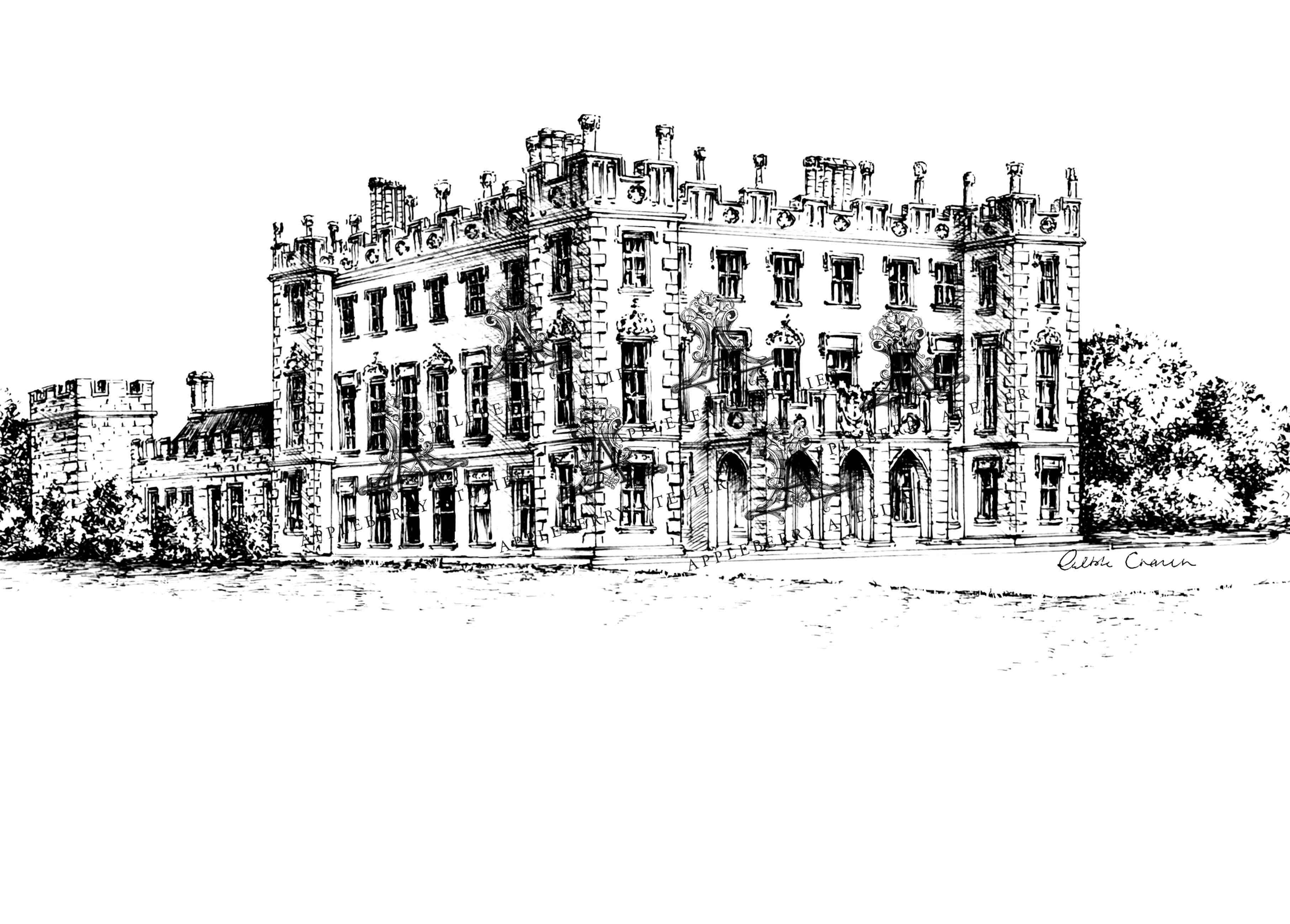 Borris House Ink Venue Print