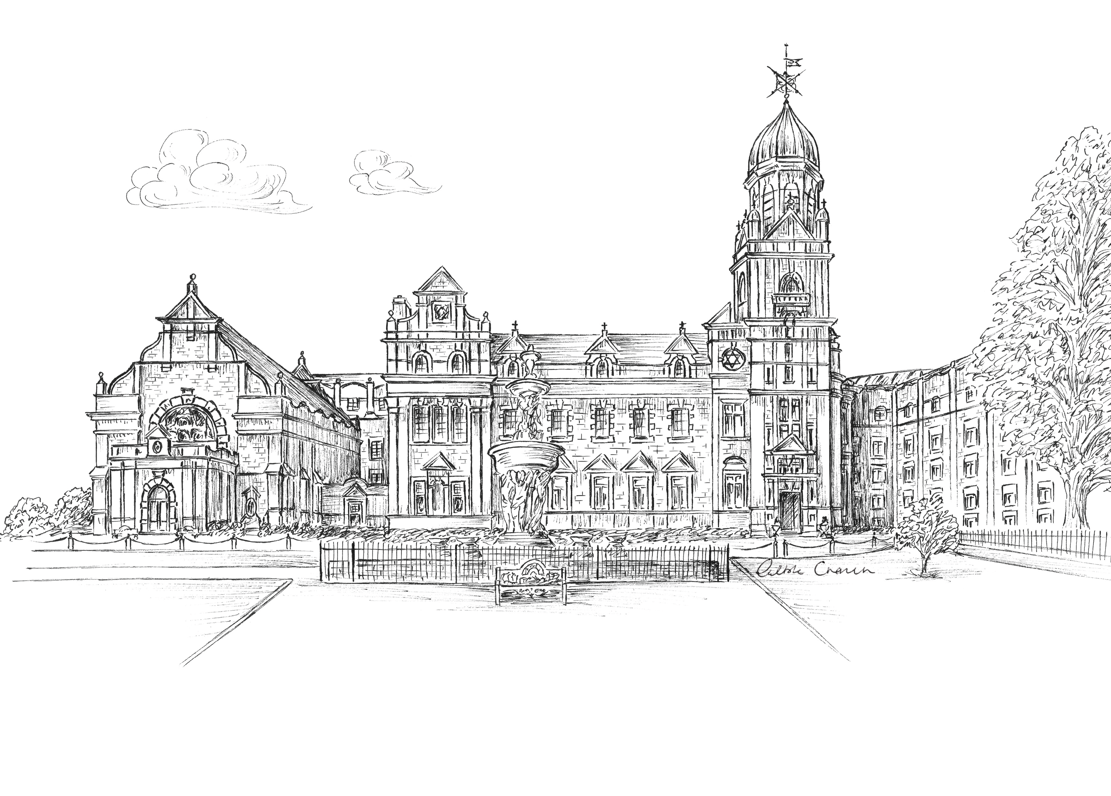 Clayton Hotel Ballsbridge Ink Venue Print