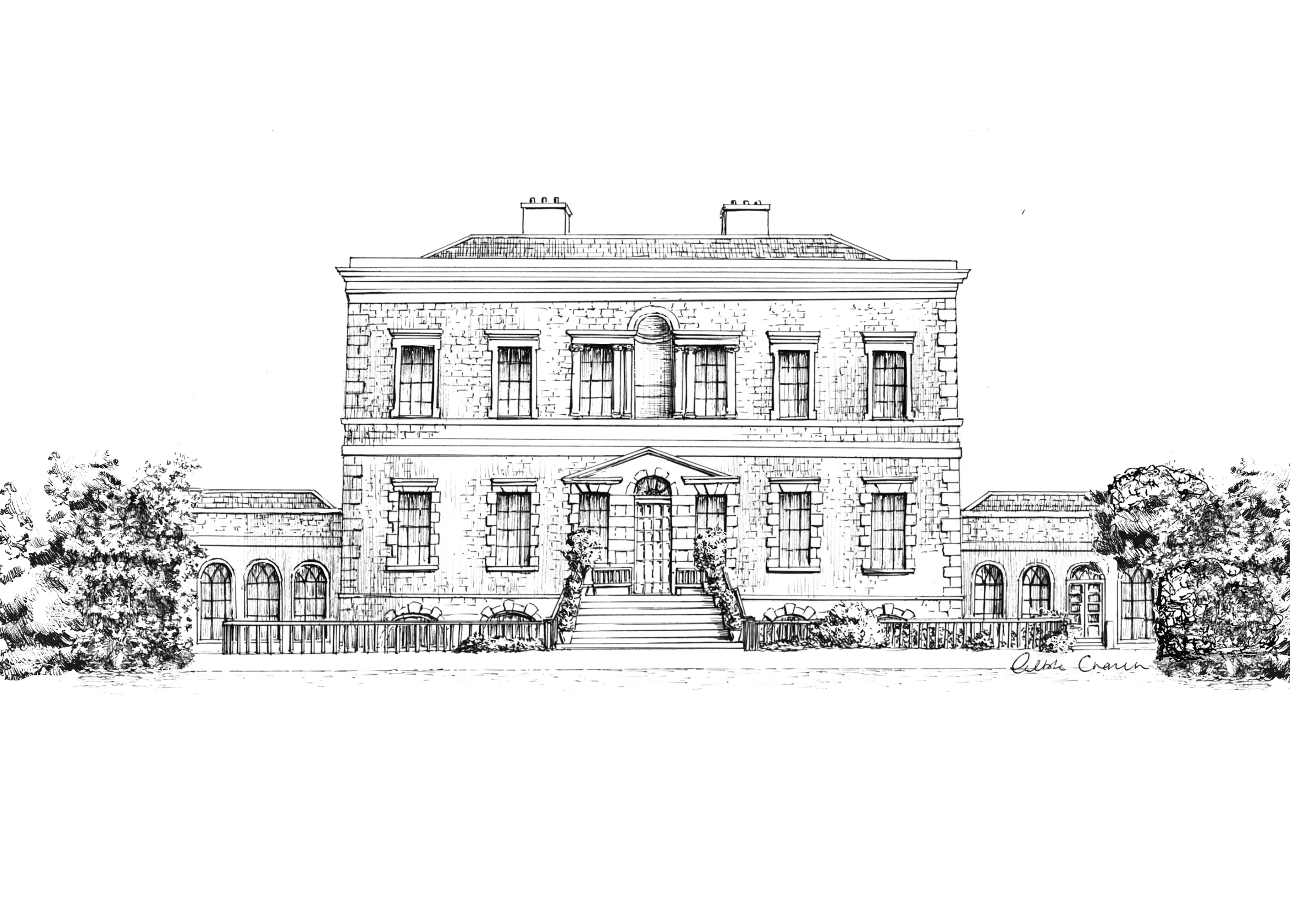 Bellinter House Ink Venue Print